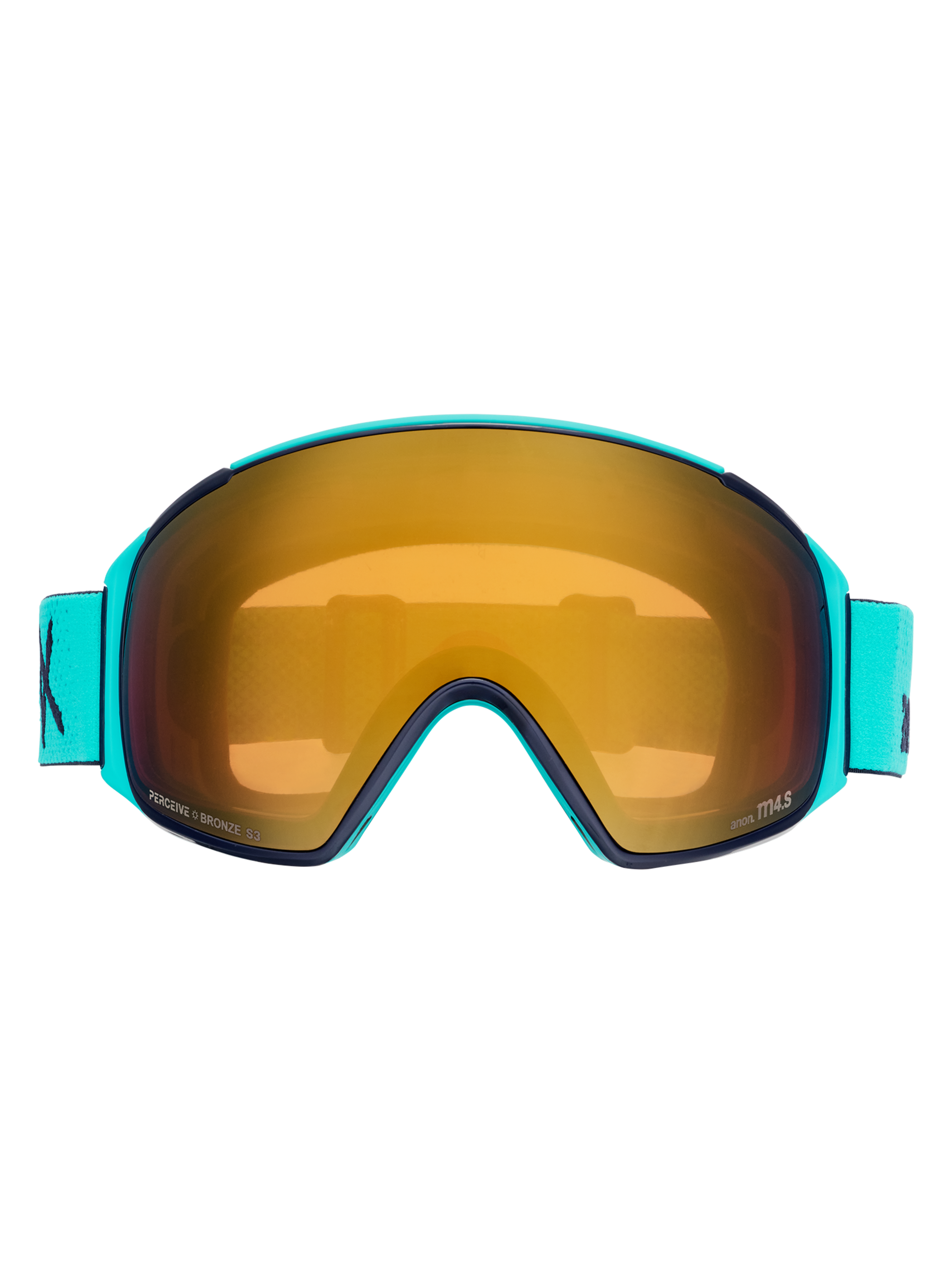 Product image of Anon M4S Goggles (Toric) + Bonus Lens + MFI® Face Mask[Variant:Frame: Marine, Lens: Perceive Sunny Bronze (17% / S3), Spare Lens: Perceive Cloudy Burst (59% / S1)]
