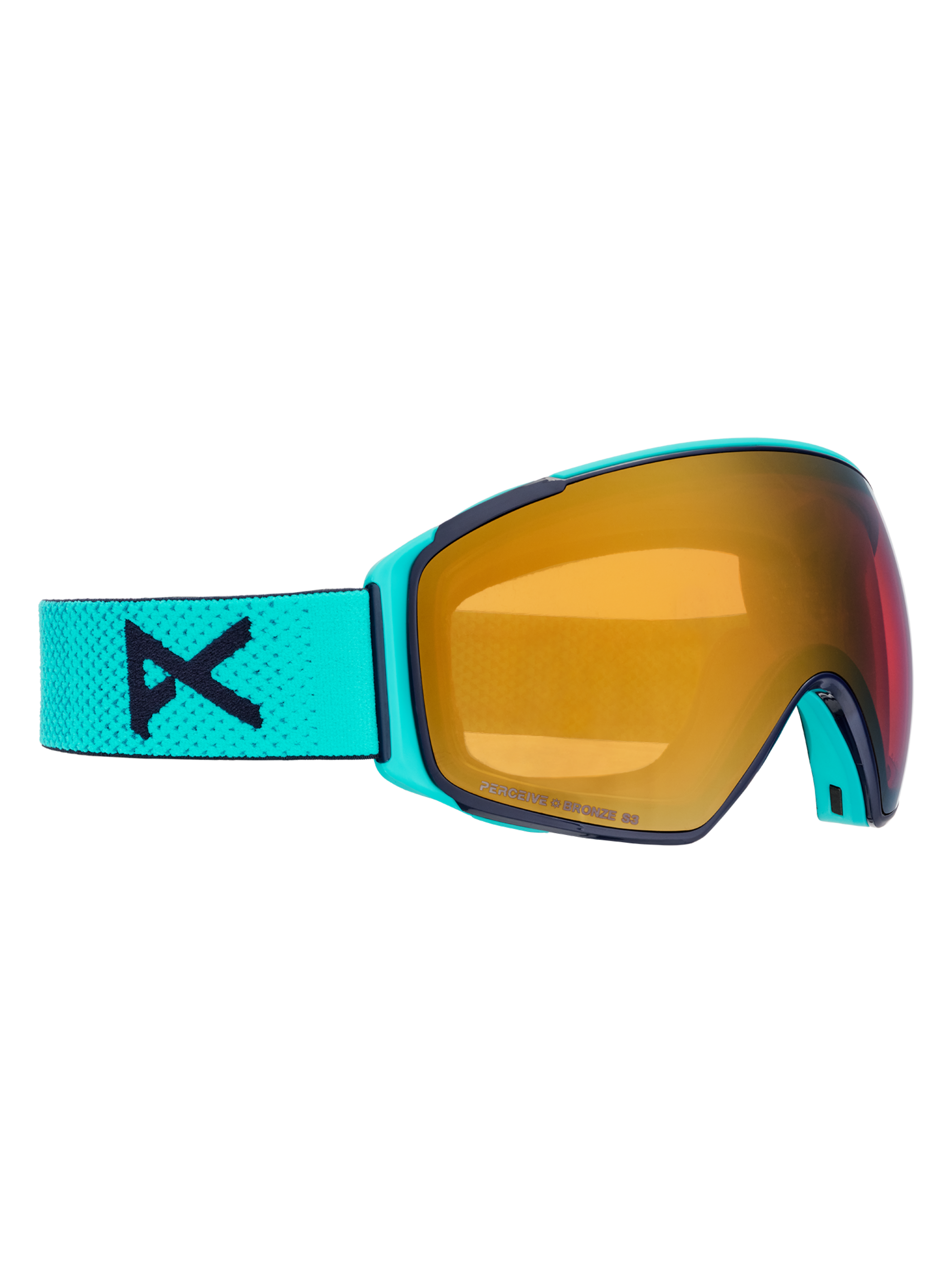 Product image of Anon M4S Goggles (Toric) + Bonus Lens + MFI® Face Mask[Variant:Frame: Marine, Lens: Perceive Sunny Bronze (17% / S3), Spare Lens: Perceive Cloudy Burst (59% / S1)]
