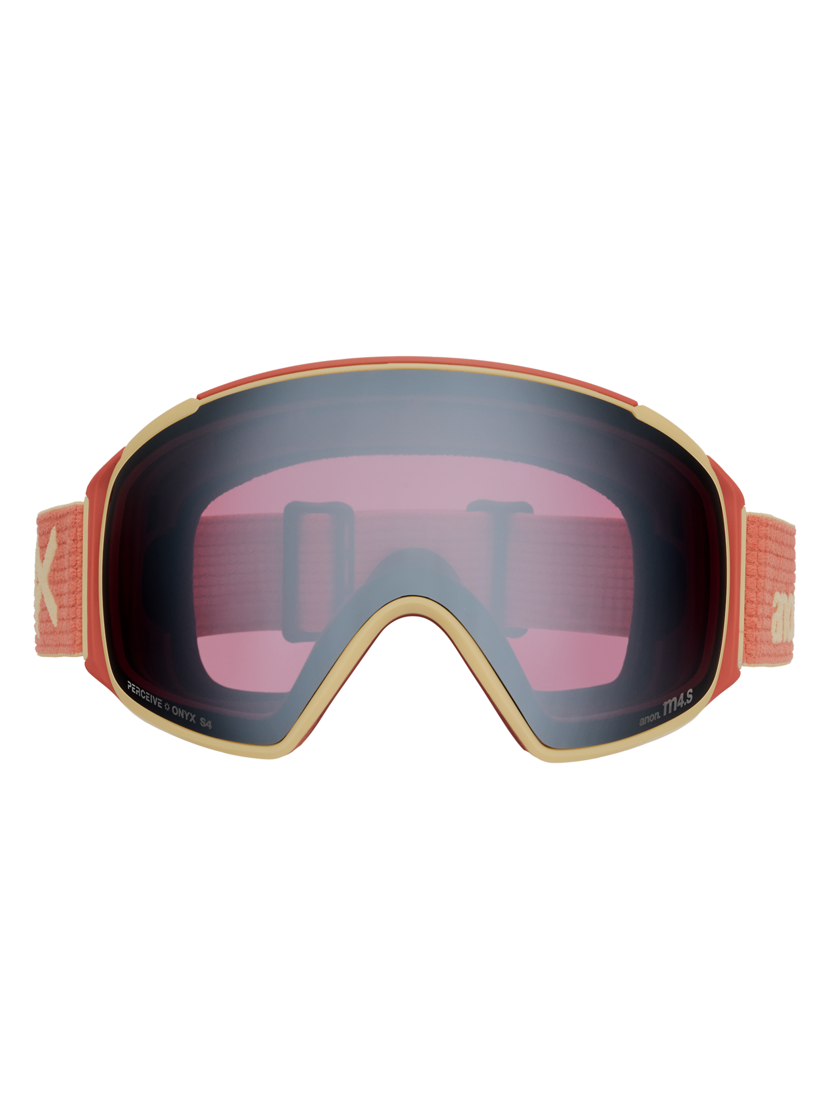 Anon Toric Goggles + Bonus Lens + MFI Face Mask, Terracotta/Perceive Sunny Onyx, Silicone | Size: M4S
