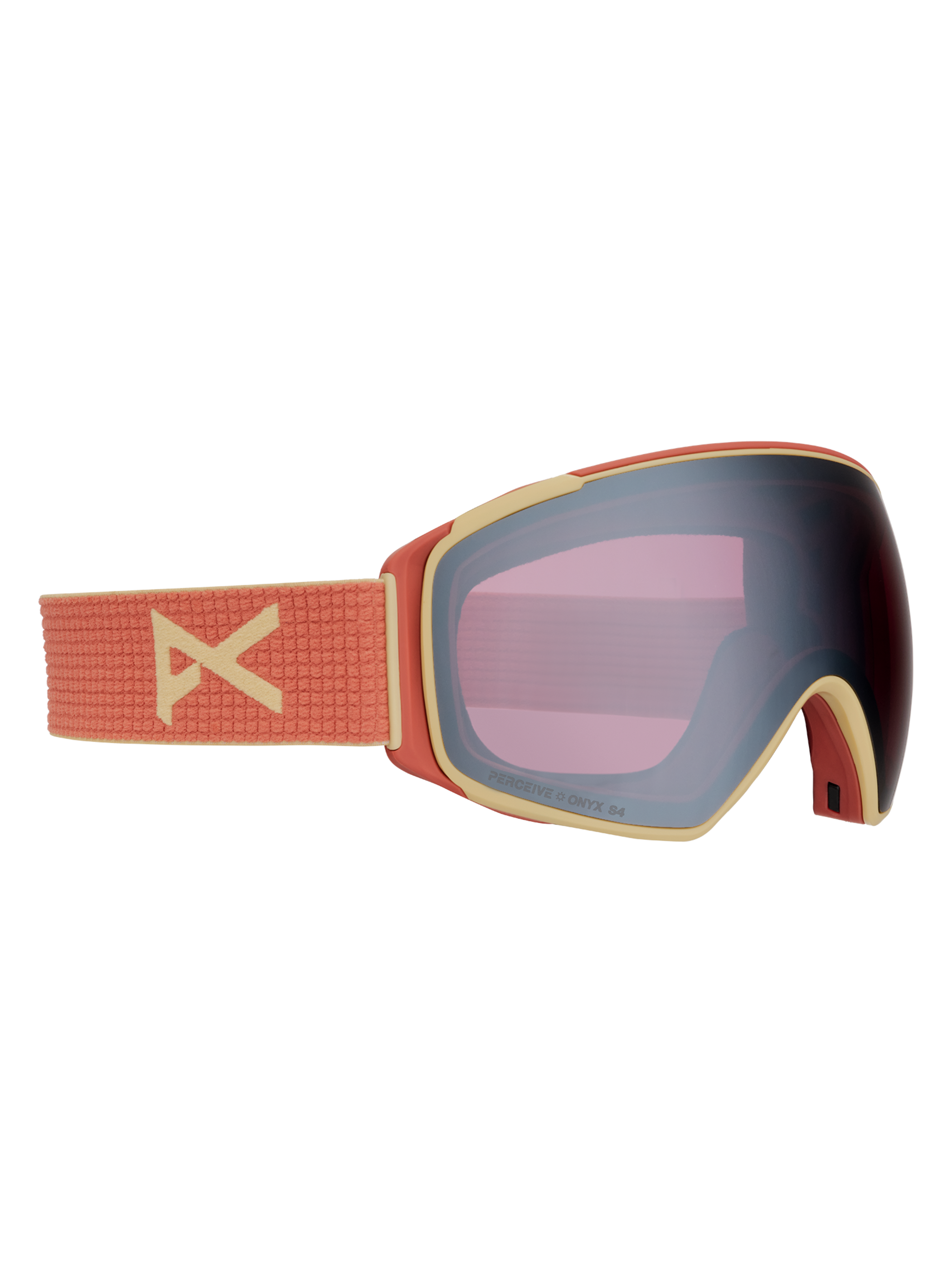 Product image of Anon M4S Goggles (Toric) + Bonus Lens + MFI® Face Mask[Variant:Frame: Terracotta, Lens: Perceive Sunny Onyx (6% / S4), Spare Lens: Perceive Variable Violet (34% / S2)]