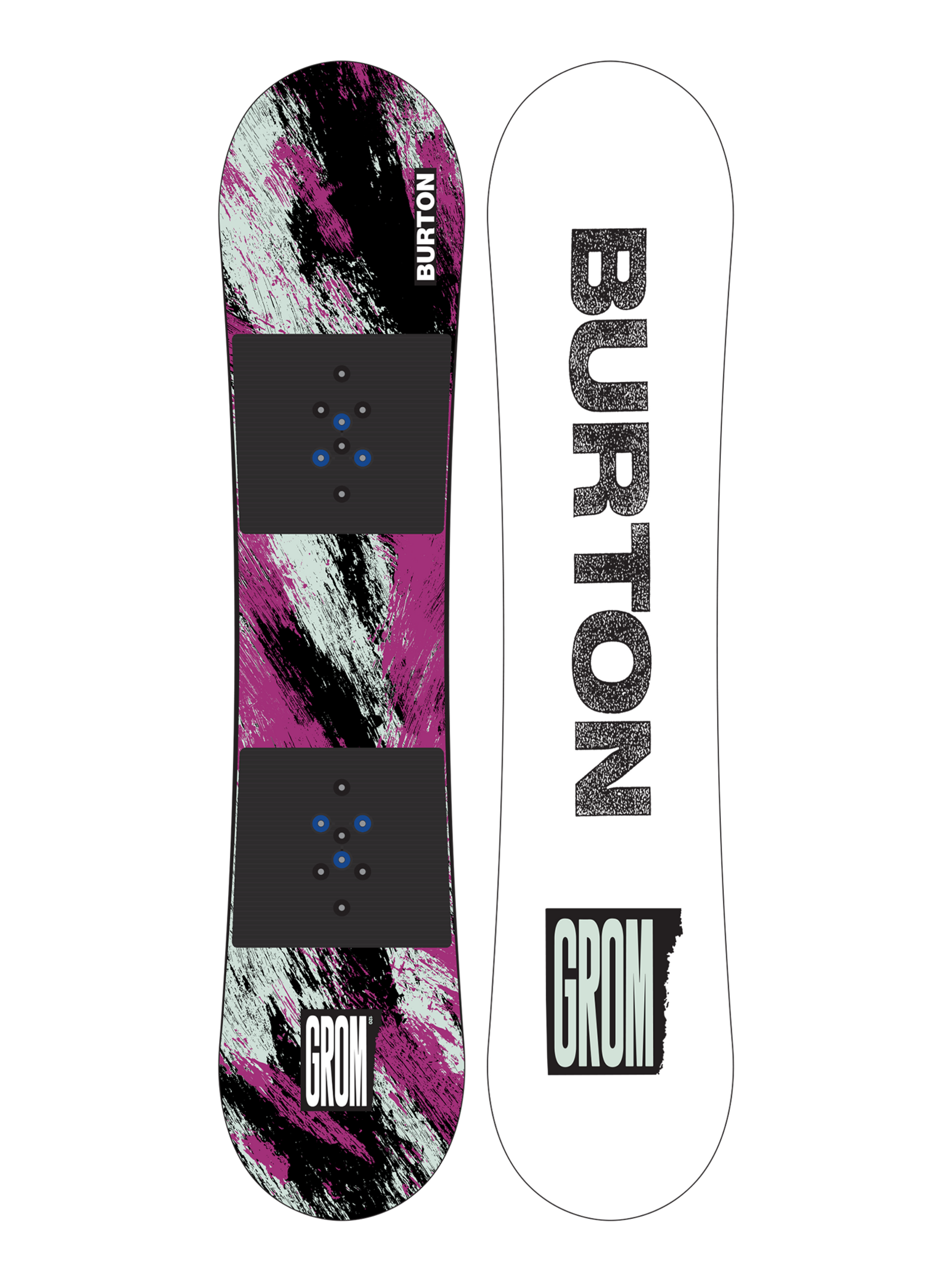 Product image of Kids' Burton Grom Snowboard[Variant:Purple / Teal]