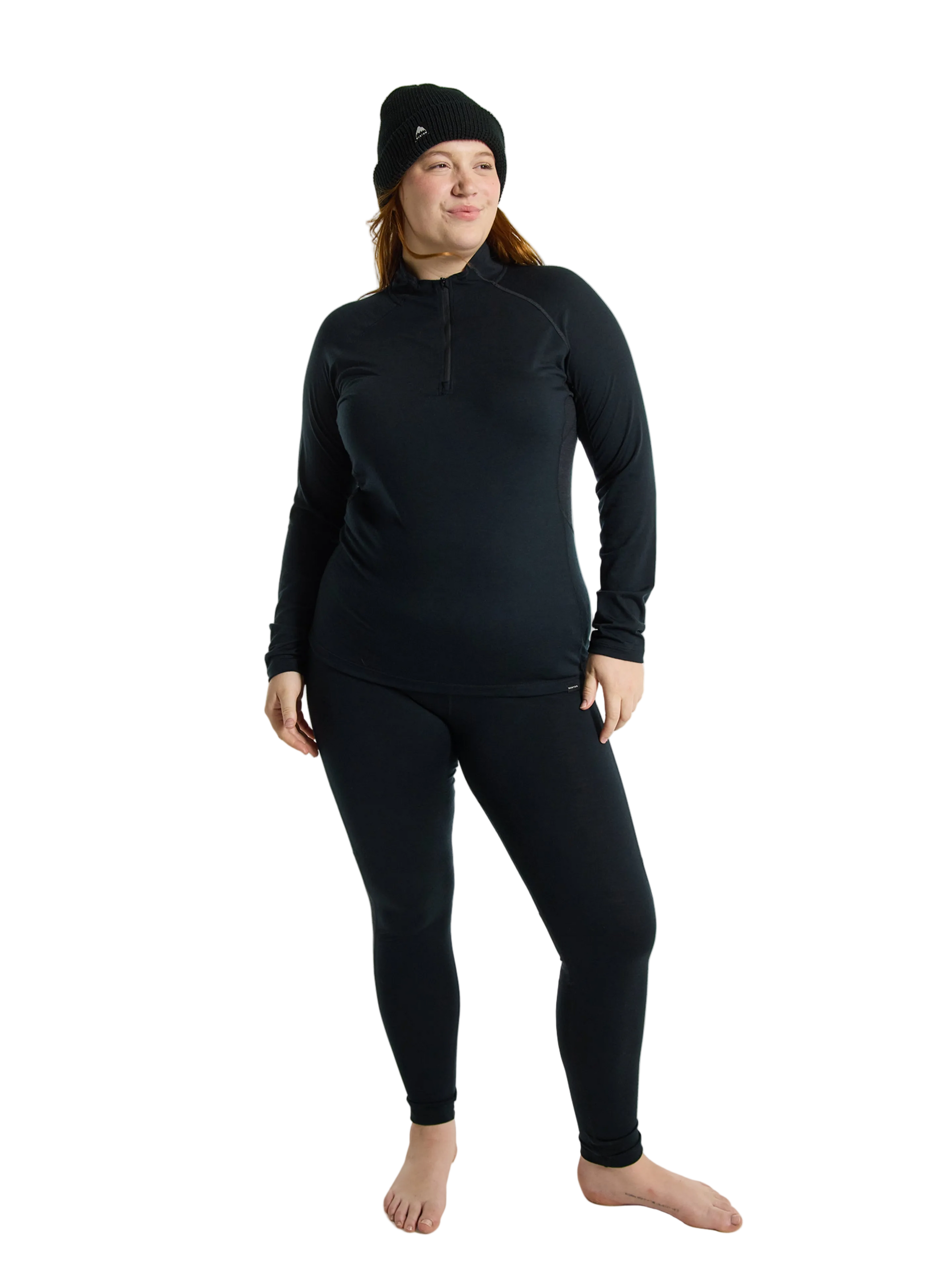 Burton – Haut couche de base à fermeture éclair 1⁄4 en laine mérinos Phayse Homme