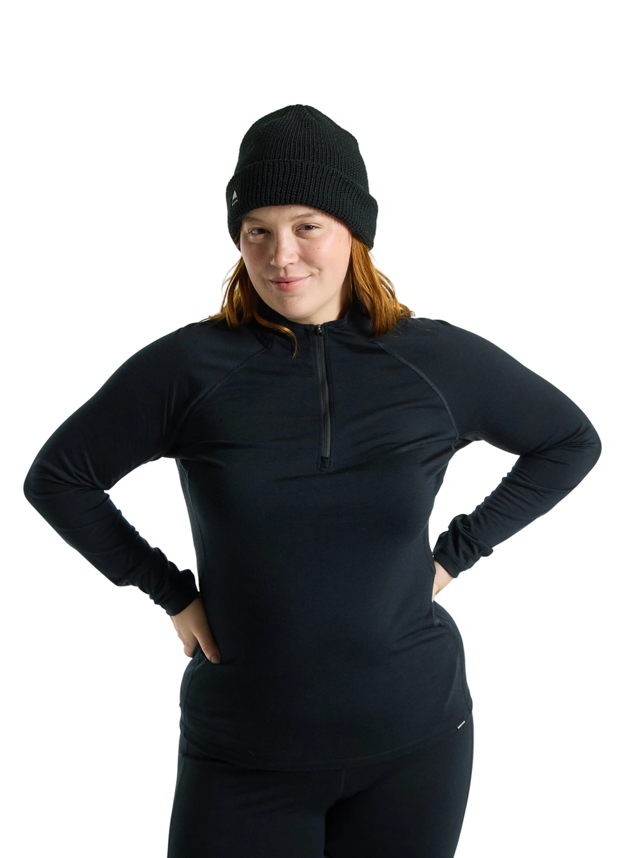 Burton – Haut couche de base à fermeture éclair 1⁄4 en laine mérinos Phayse Homme