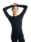 Product image of Women's Burton Phayse Merino Base Layer Crewneck[Variant:True Black]