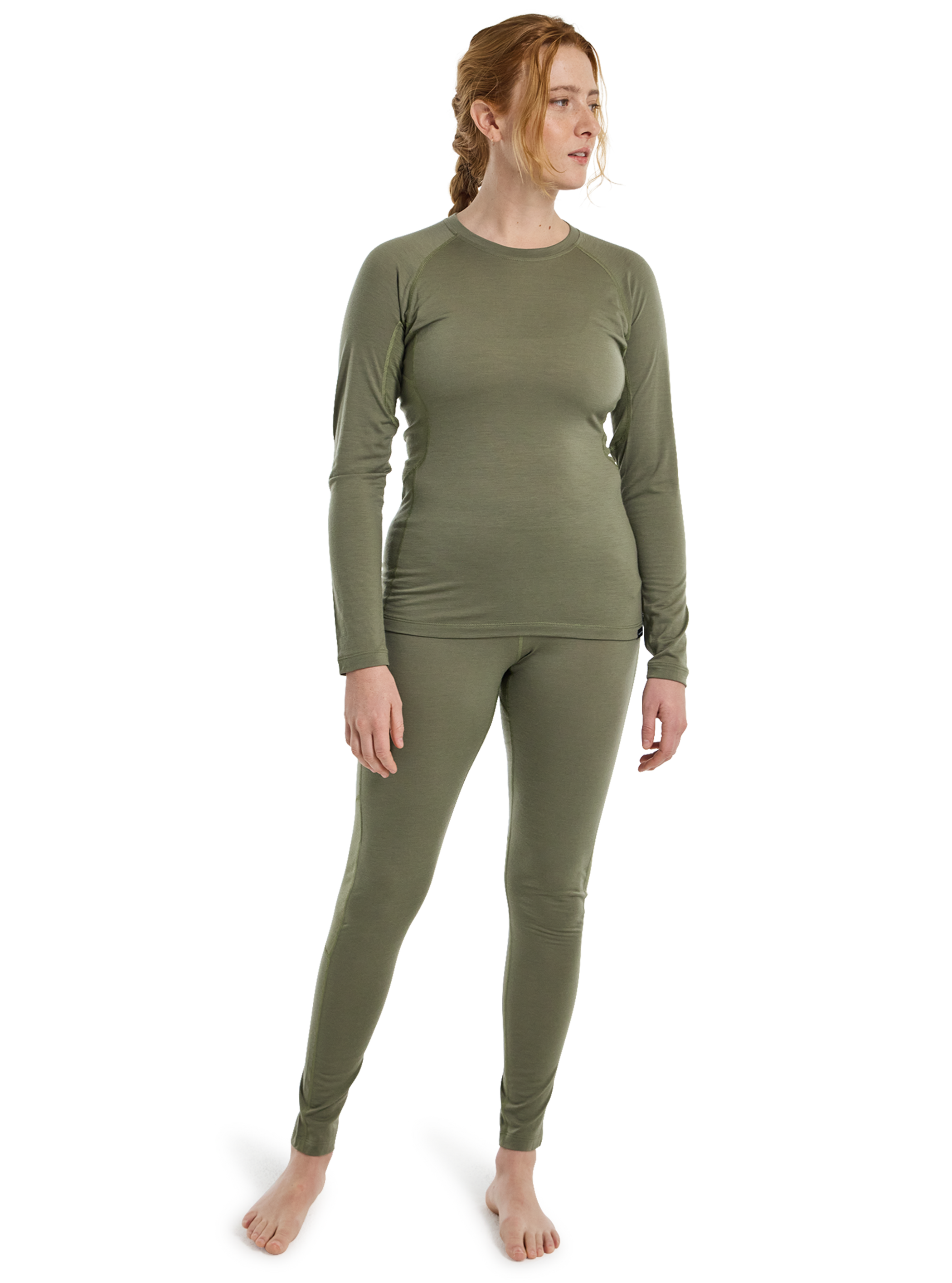 Product image of Women's Burton Phayse Merino Base Layer Pants[Variant:Forest Moss]