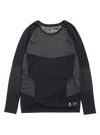 Product image of Men's Burton [ak] Slokar Crewneck Fleece[Variant:True Black / Gray Cloud]