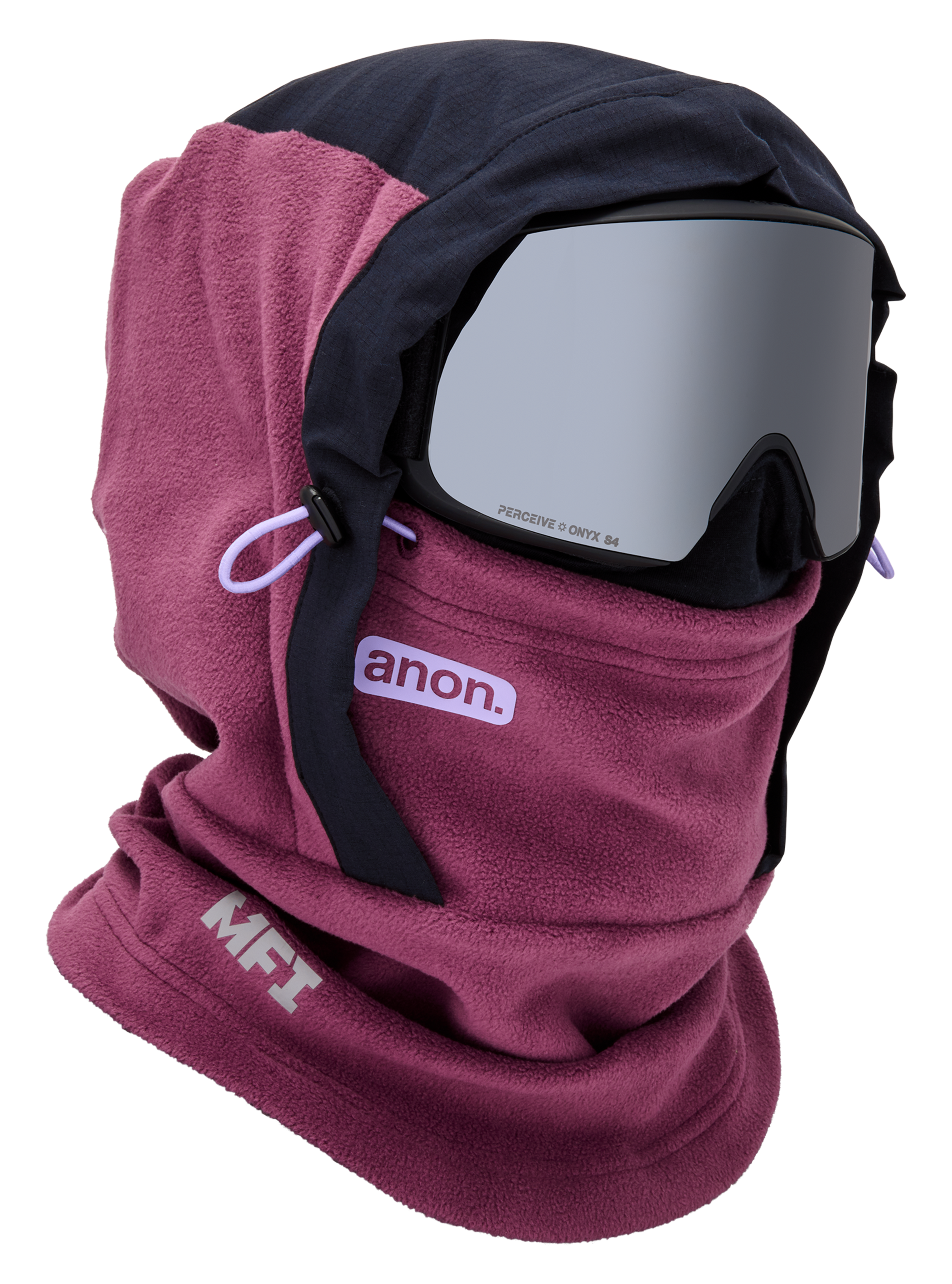 Product image of Anon MFI® Fleece Helmet Hood[Variant:Deep Cherry]