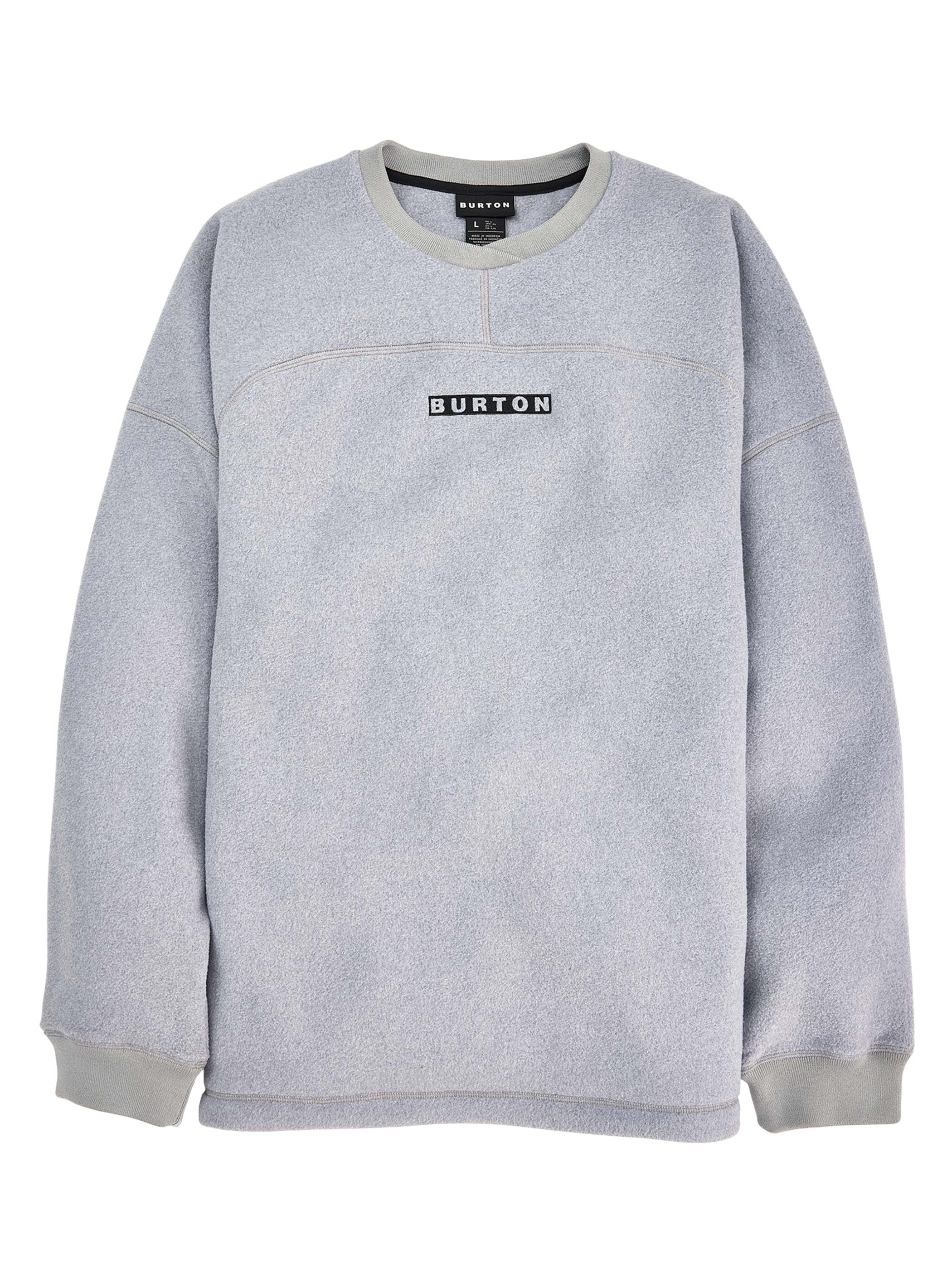 Product image of Burton Cinder Crewneck Fleece[Variant:Gray Heather]