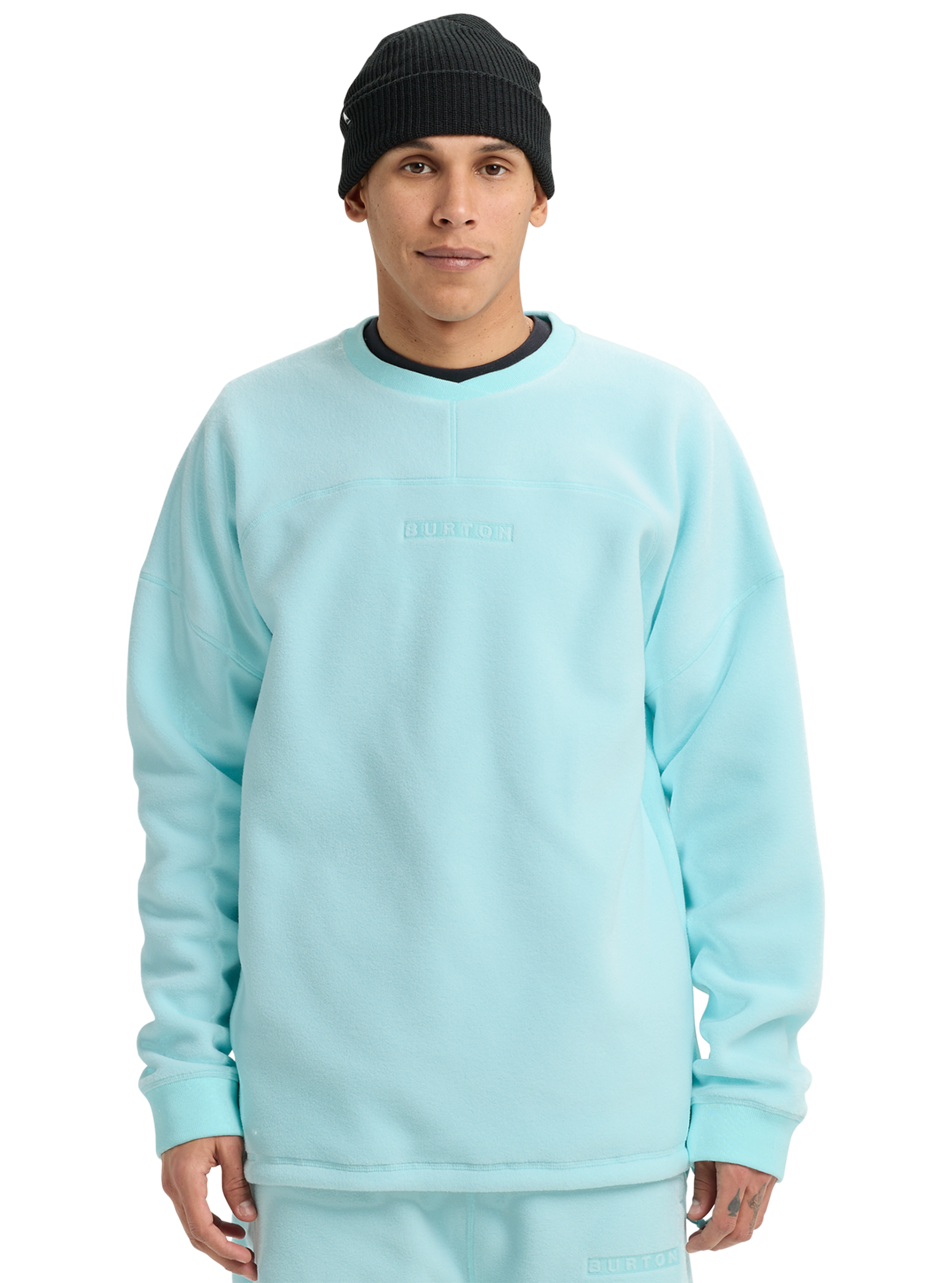 Product image of Burton Cinder Crewneck Fleece[Variant:Light Teal]