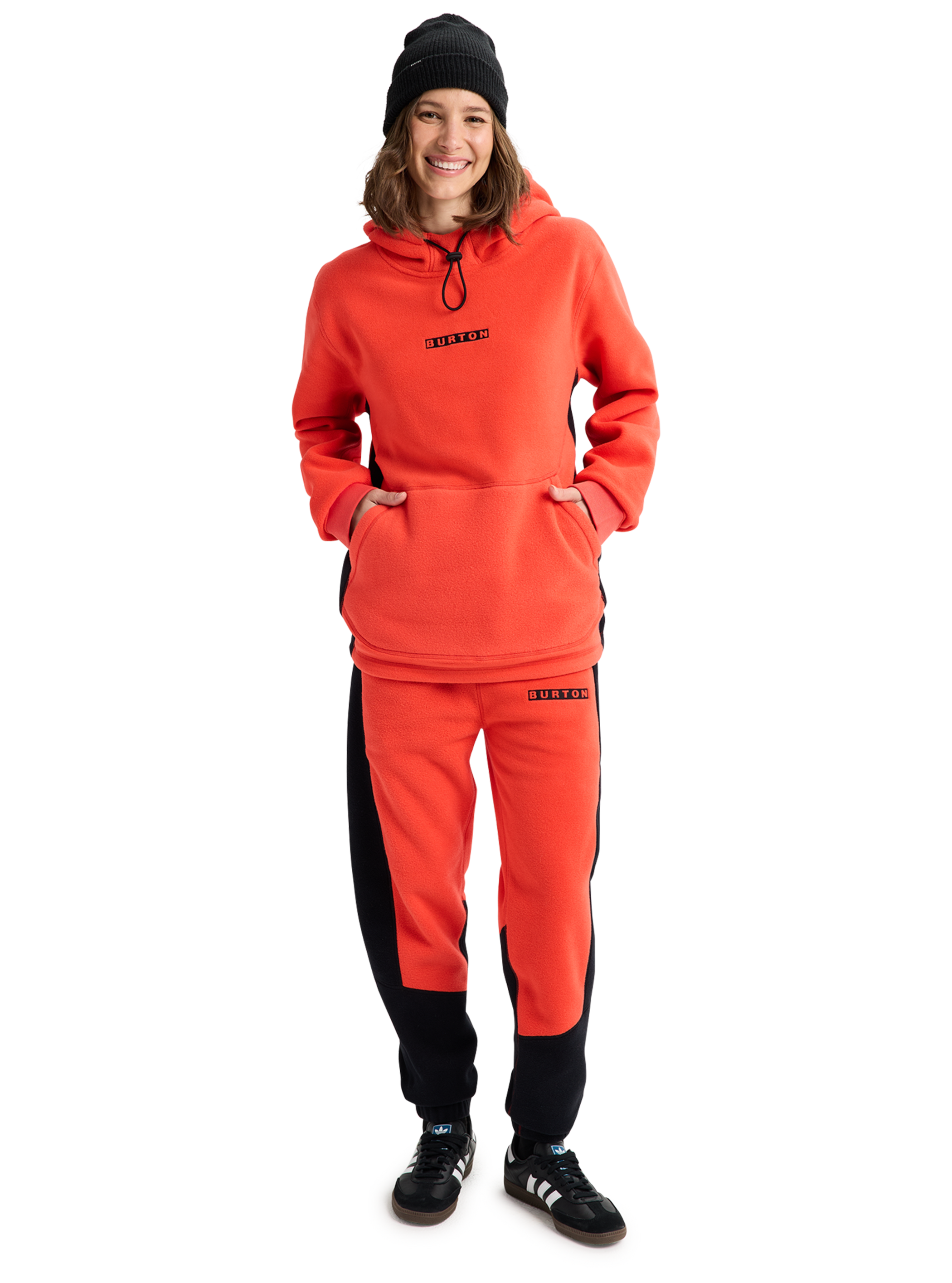 Product image of Burton Cinder Fleece Pullover Hoodie[Variant:Fiesta Red]