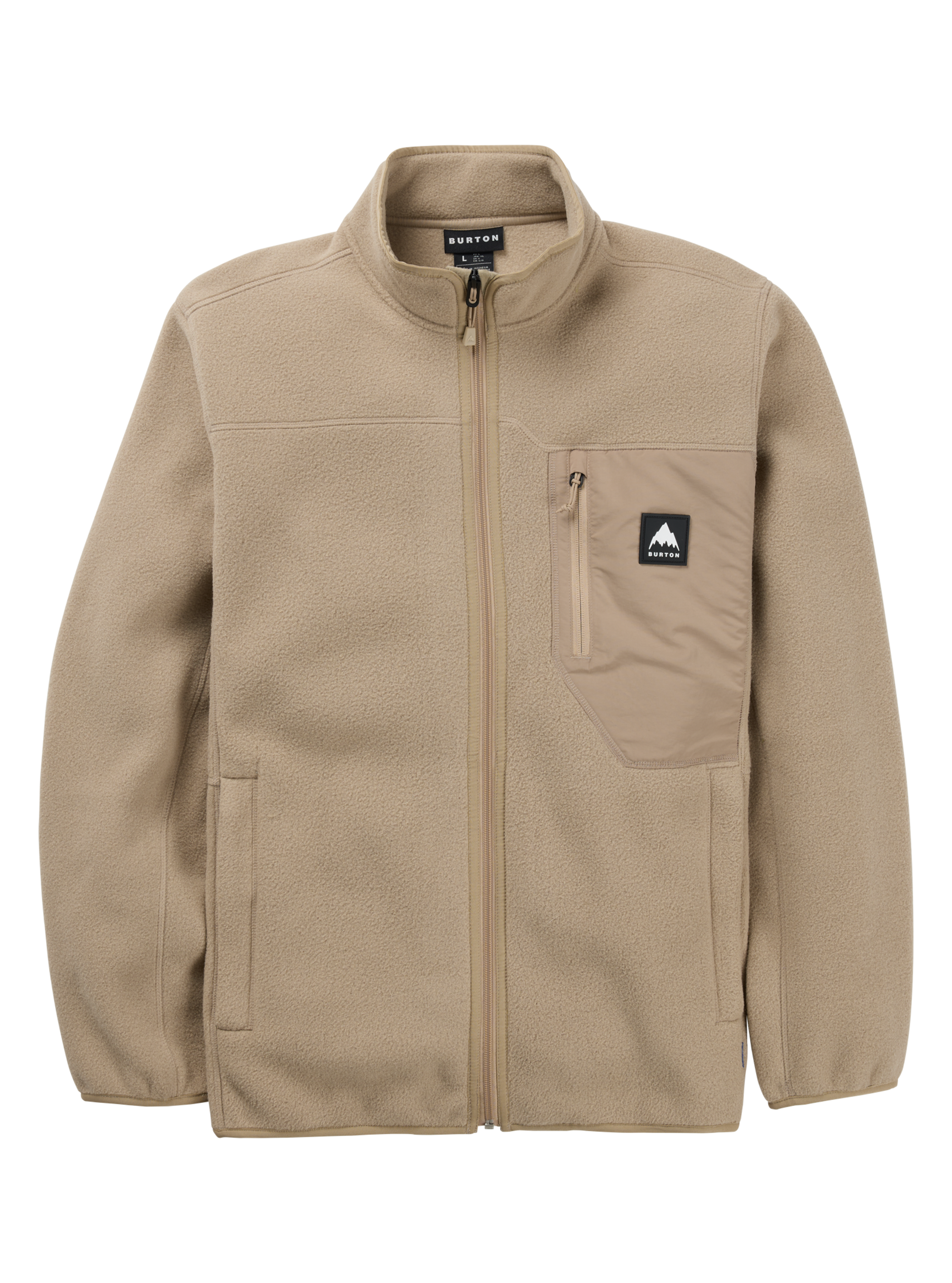 Product image of Men's Burton Cinder Full-Zip Fleece[Variant:Summit Taupe]