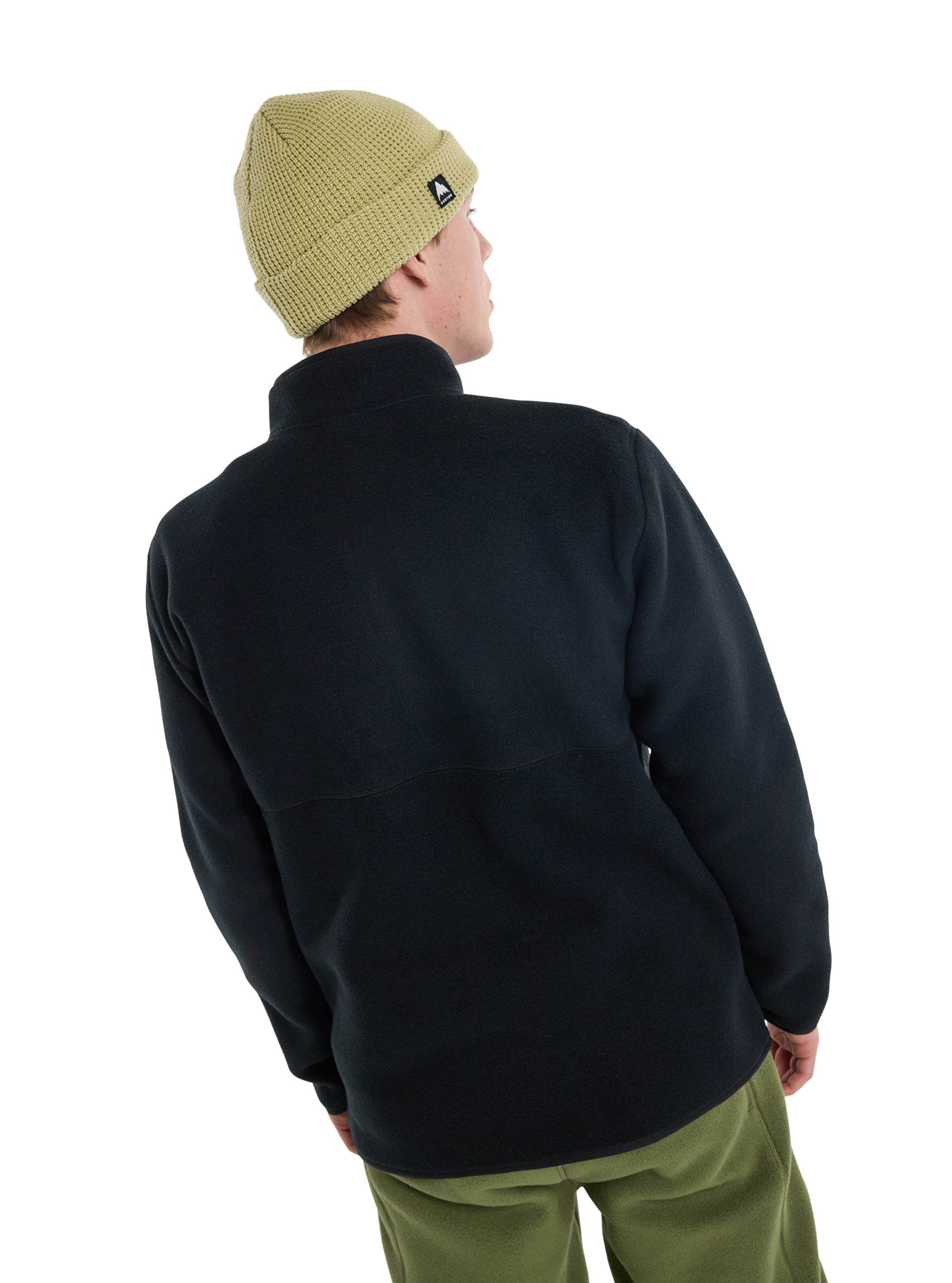 Product image of Men's Burton Cinder Fleece Pullover[Variant:True Black]