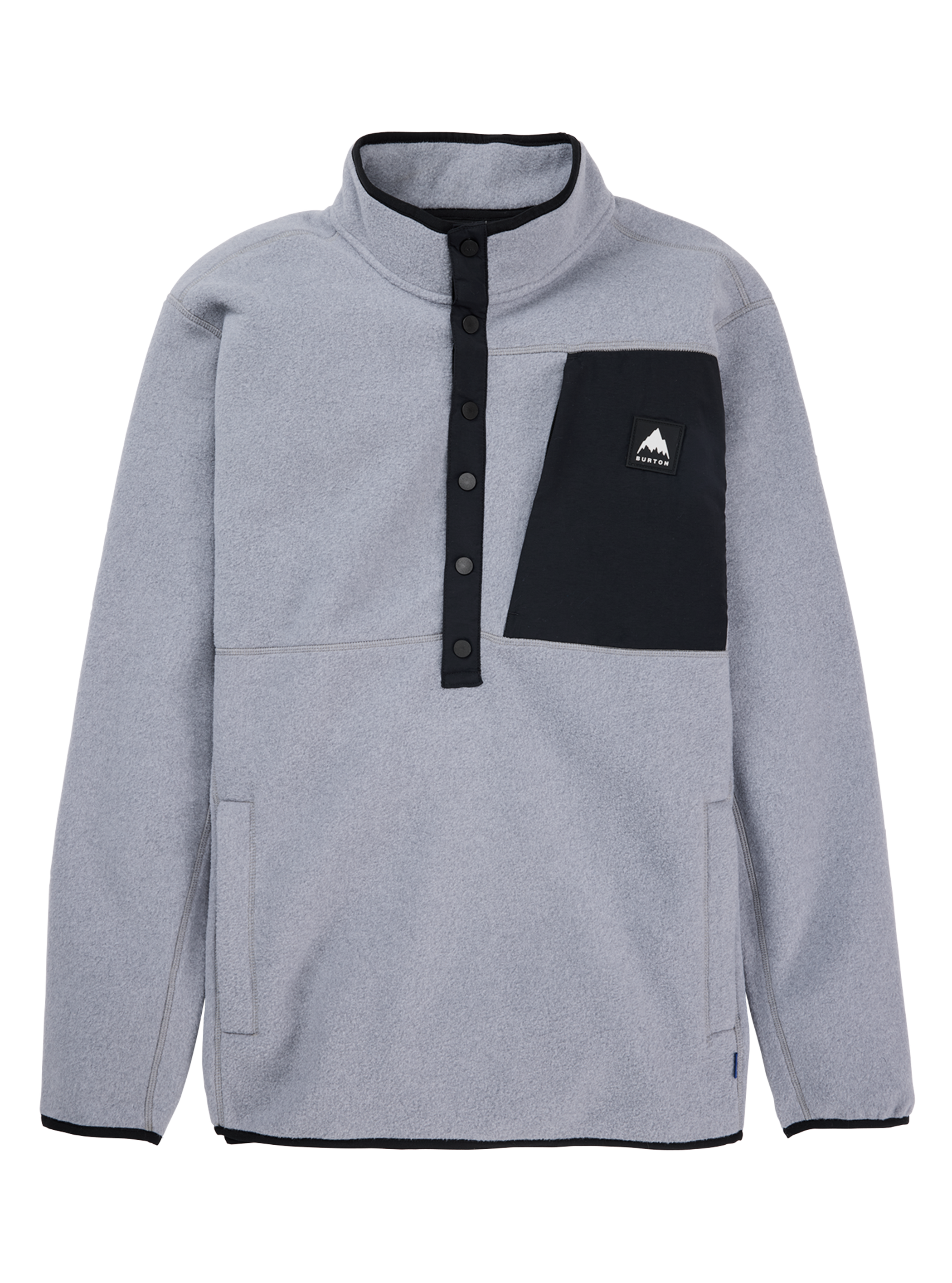 Product image of Men's Burton Cinder Fleece Pullover[Variant:Gray Heather]