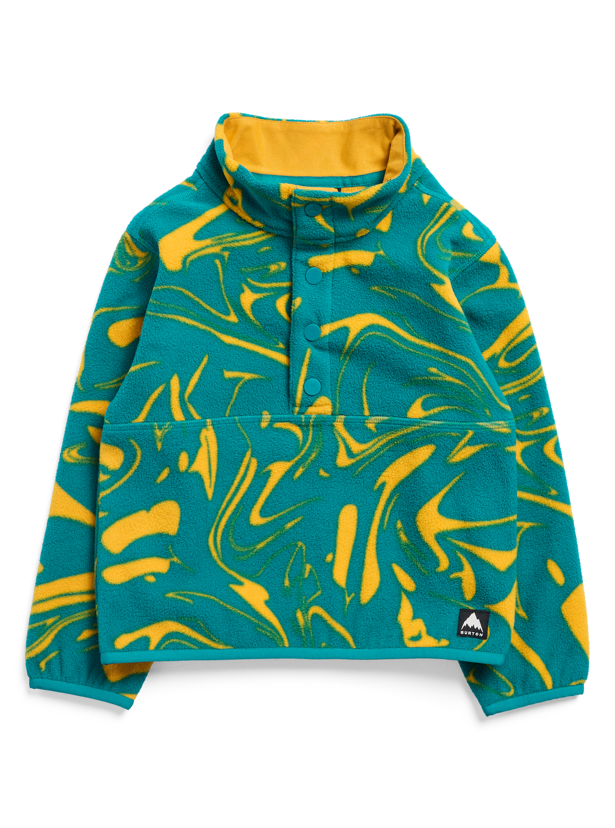 Product image of Toddlers' Burton Cinder Fleece Anorak[Variant:Liquid Gold]