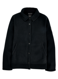 Product image of Women's Burton Cinder Fleece Snap Shirt[Variant:True Black]