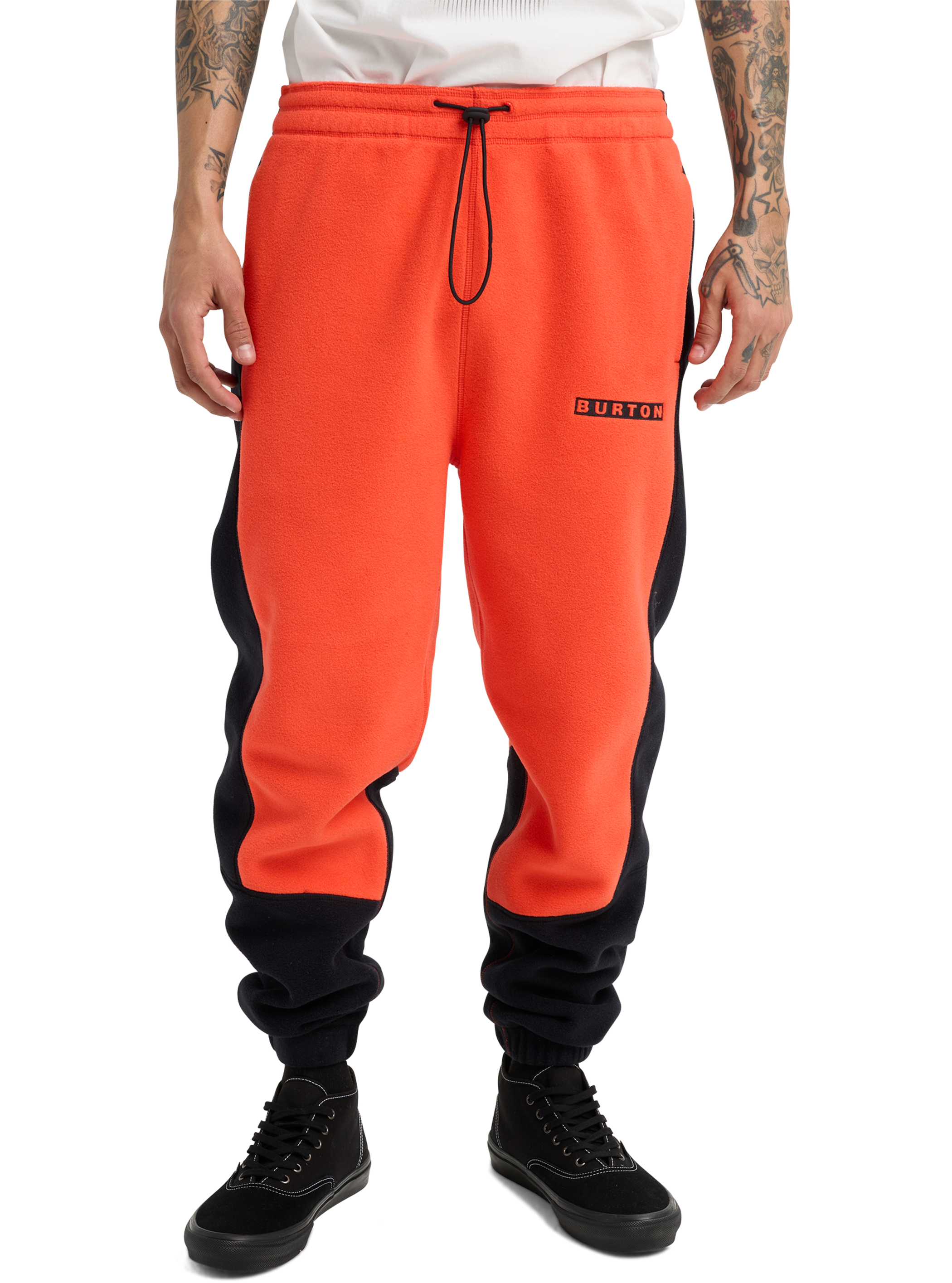 Product image of Burton Cinder Fleece Pants[Variant:Fiesta Red / True Black]