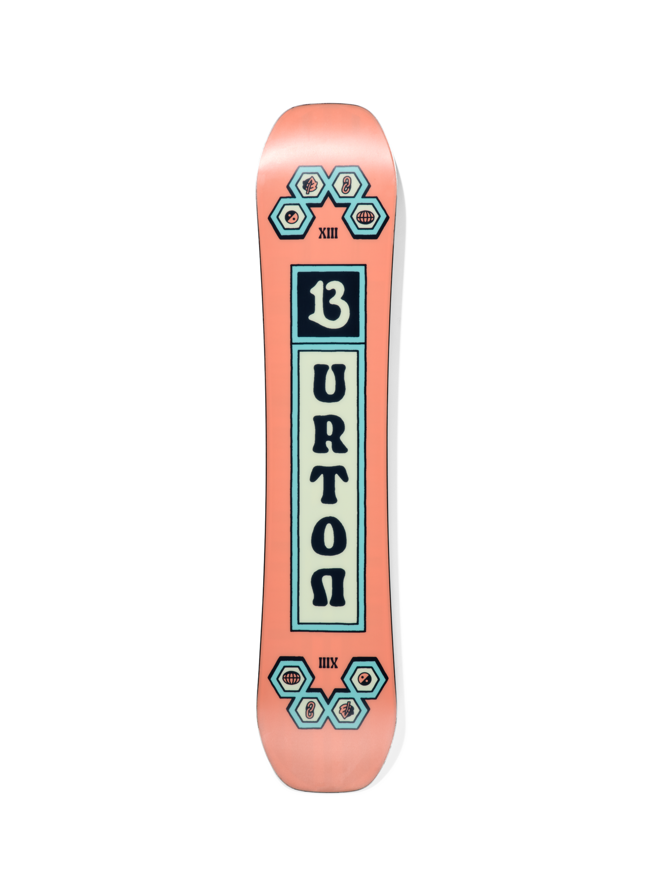 Product Image of Kids' Burton Smalls Snowboard [Variant: Mint Coral]