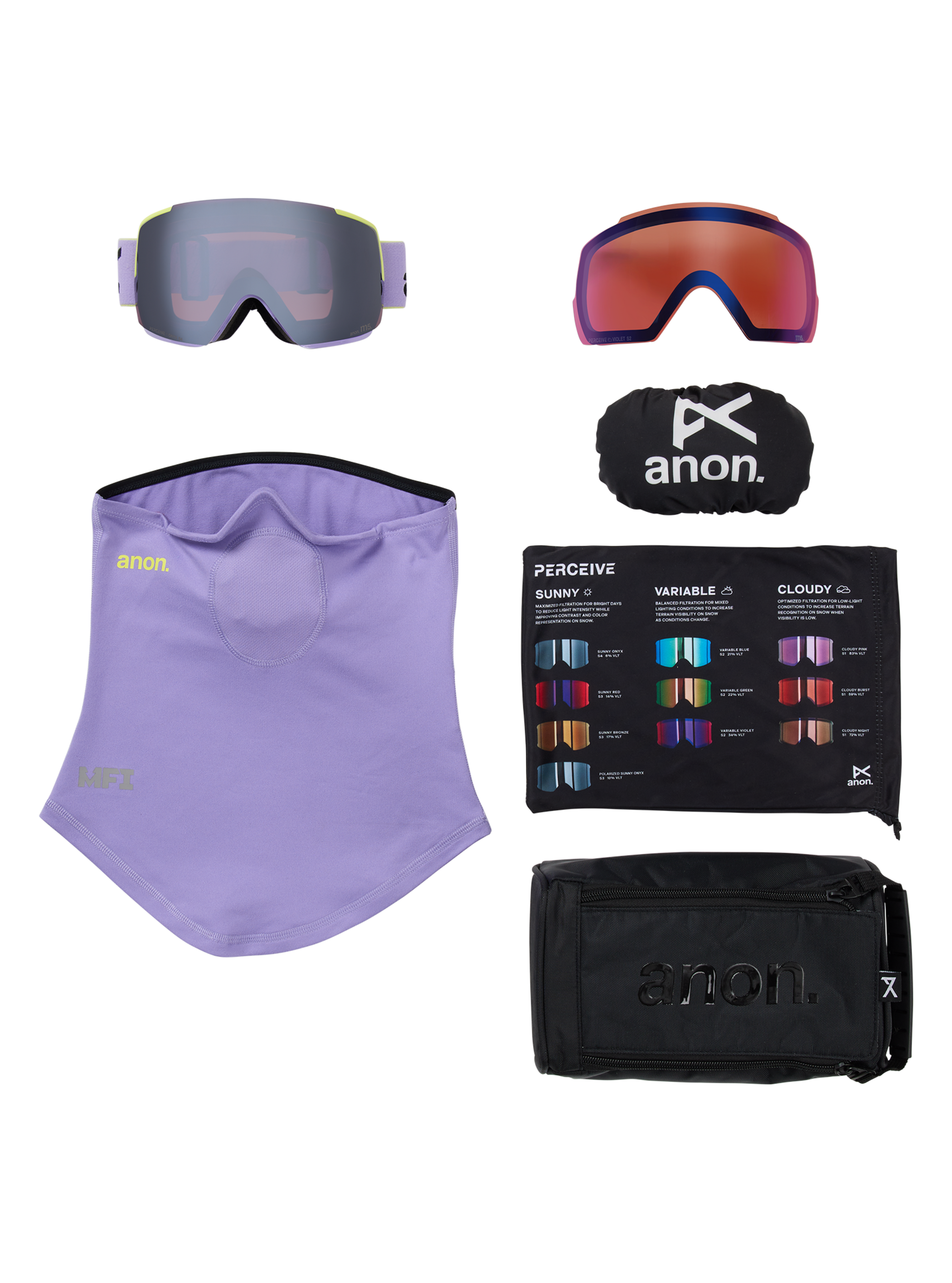 Anon M5 Goggles + Bonus Lens + MFI® Face Mask