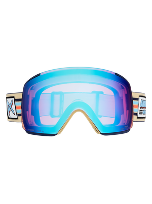 Product image of Anon M5 Goggles + Bonus Lens + MFI® Face Mask[Variant:Frame: Vintage, Lens: Perceive Variable Blue (21% / S2), Spare Lens: Perceive Cloudy Pink (53% / S1)]