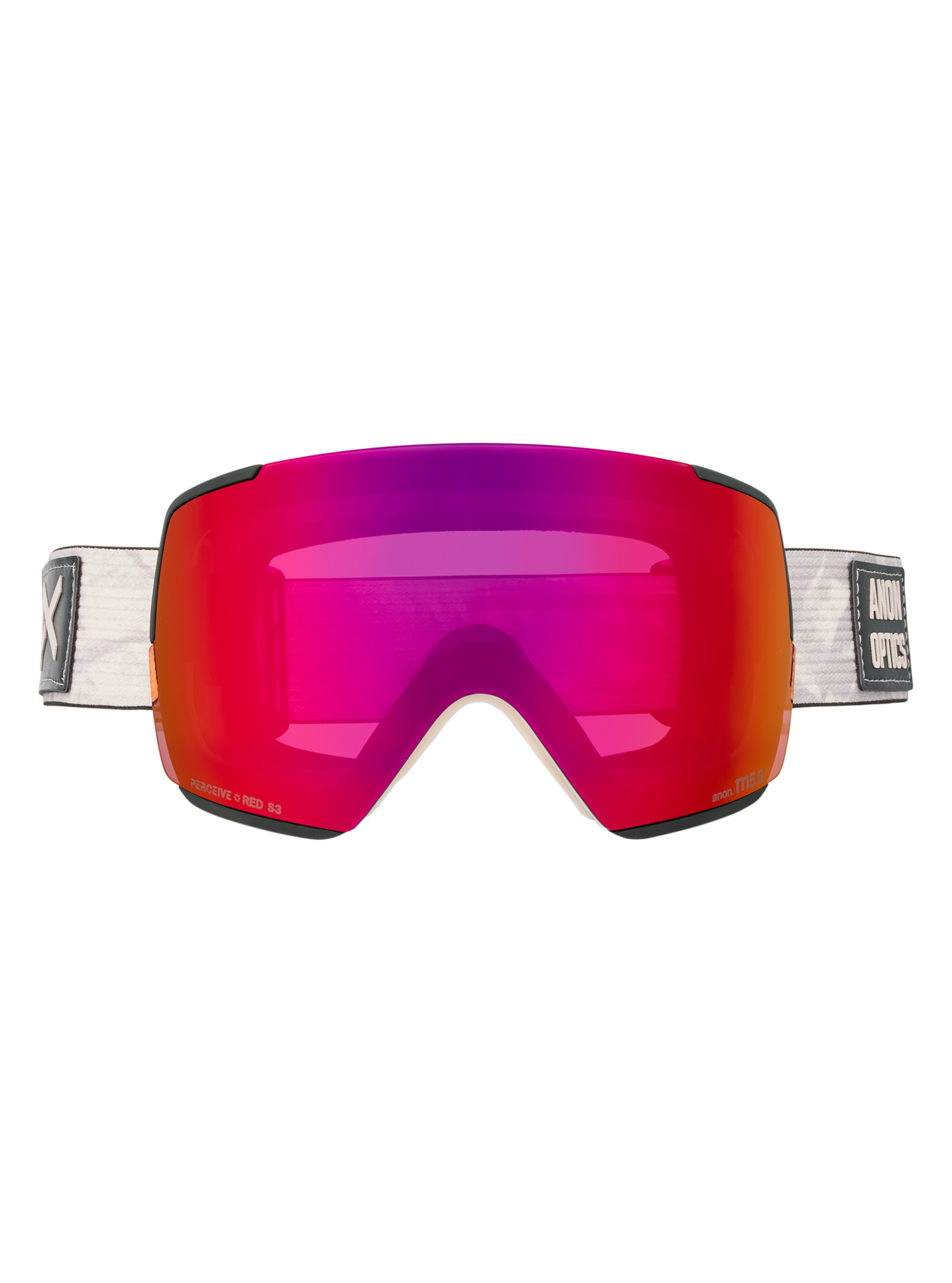 Product image of Anon M5S Goggles + Bonus Lens + MFI® Face Mask[Variant:Frame: Sediment, Lens: Perceive Sunny Red (14% / S3), Spare Lens: Perceive Cloudy Burst (59% / S1)]