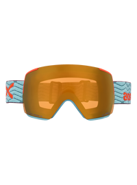 Product image of Anon M5S Goggles + Bonus Lens + MFI® Face Mask[Variant:Frame: Retro Blue, Lens: Perceive Sunny Bronze (17% / S3), Spare Lens: Perceive Cloudy Burst (59% / S1)]