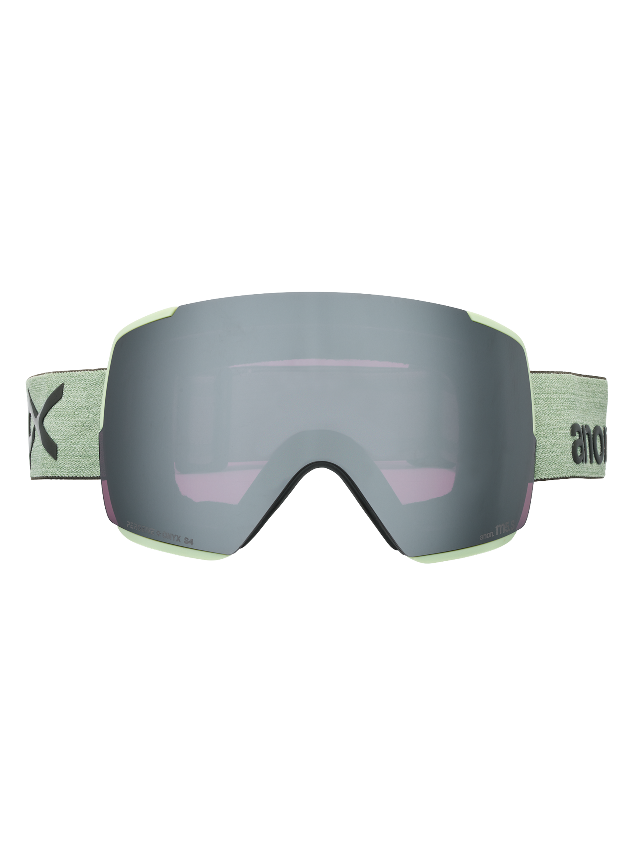Product image of Anon M5S Goggles + Bonus Lens + MFI® Face Mask[Variant:Frame: Soft Sage, Lens: Perceive Sunny Onyx (6% / S4), Spare Lens: Perceive Variable Violet (34% / S2)]