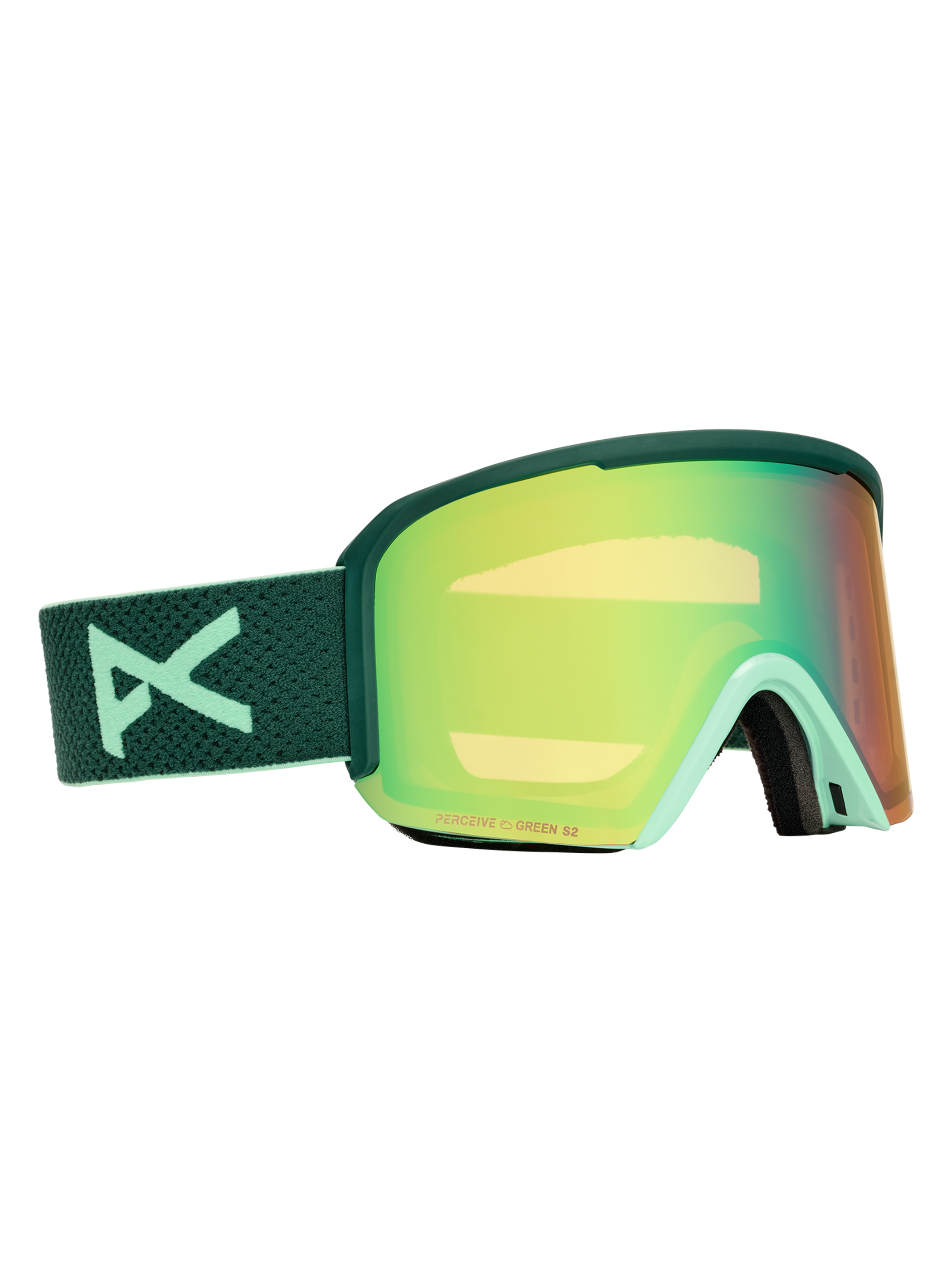 Product image of Anon Nesa Goggles + Bonus Lens + MFI® Face Mask[Variant:Frame: Brunswick Green, Lens: Perceive Variable Green (22% / S2), Spare Lens: Perceive Cloudy Pink (53% / S1)]