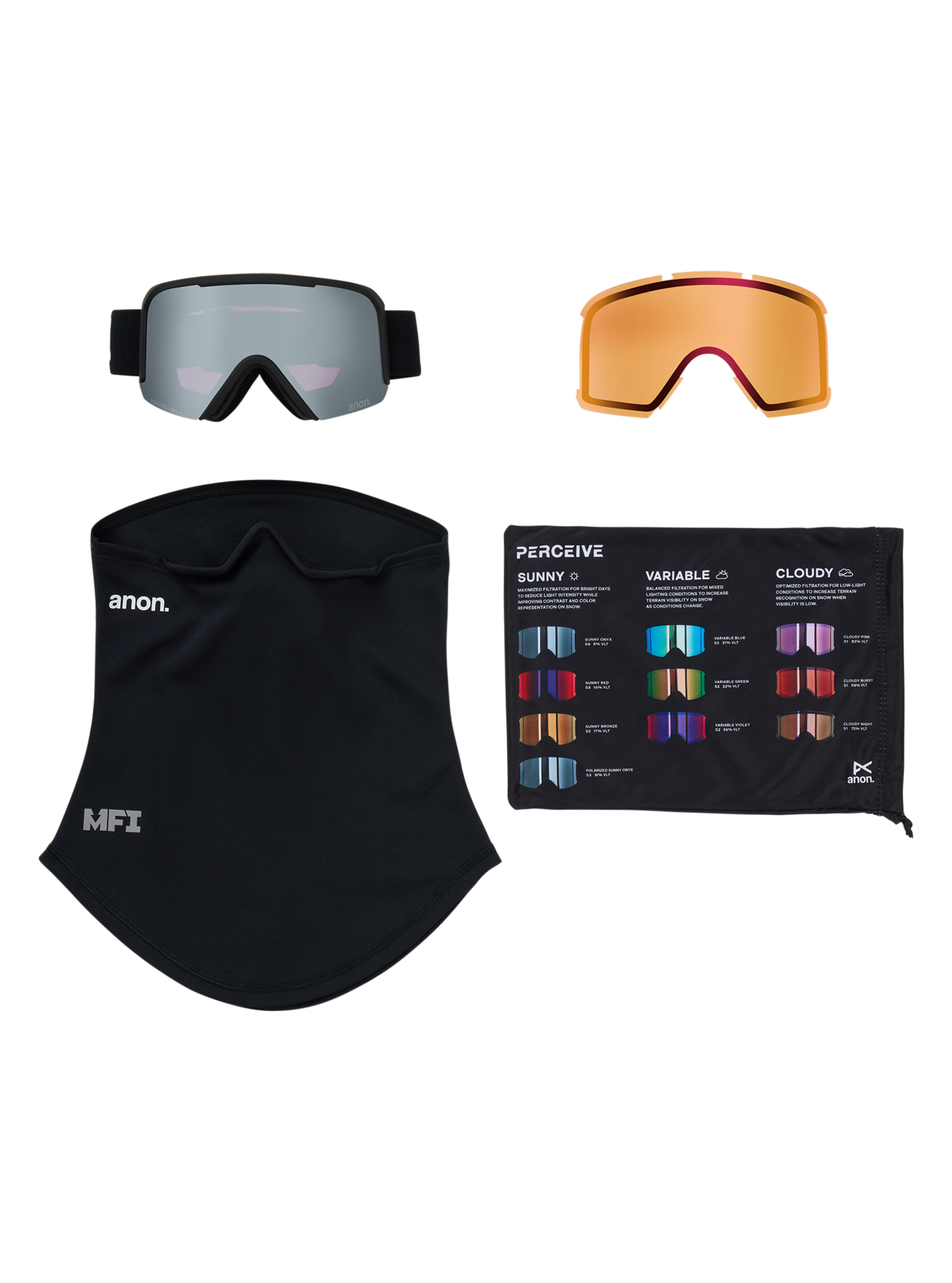 Anon Nesa Goggles + Bonus Lens + MFI® Face Mask | Burton.com Anon Nesa Goggles + Bonus Lens + MFI® Face Mask | Burton.com