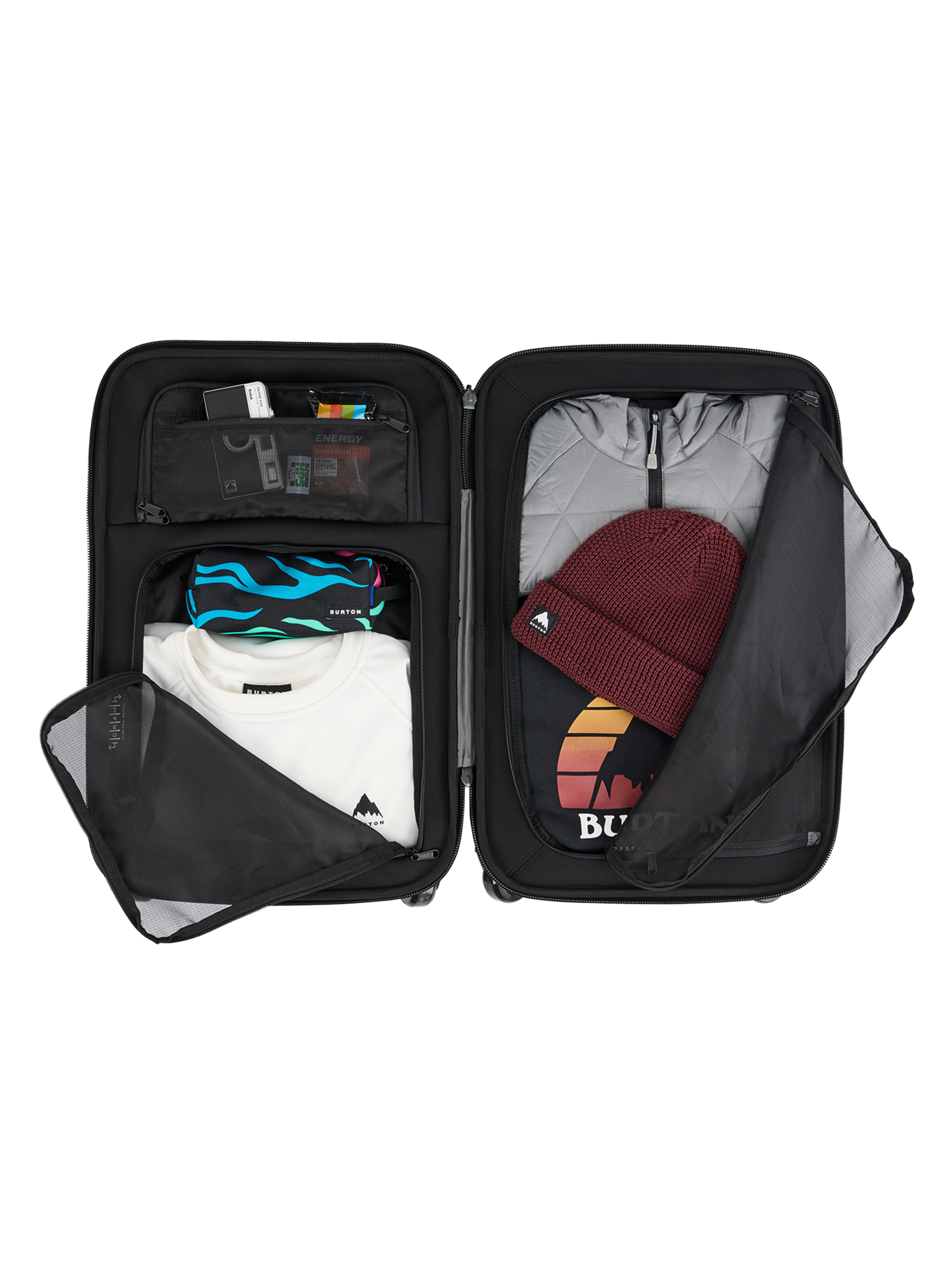 Product image of Burton 4-Wheel Flight Deck 38L Travel Bag[Variant:True Black]