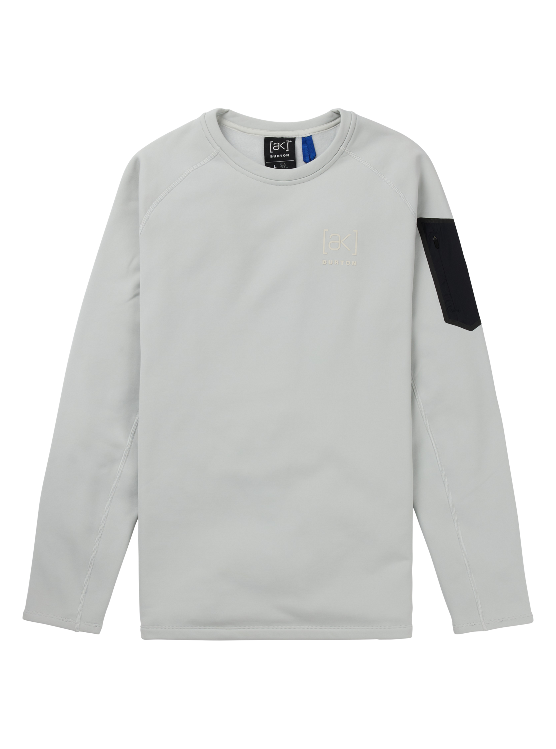 Product image of Men's Burton [ak] Baker Stretch Crewneck Fleece[Variant:Gray Cloud]
