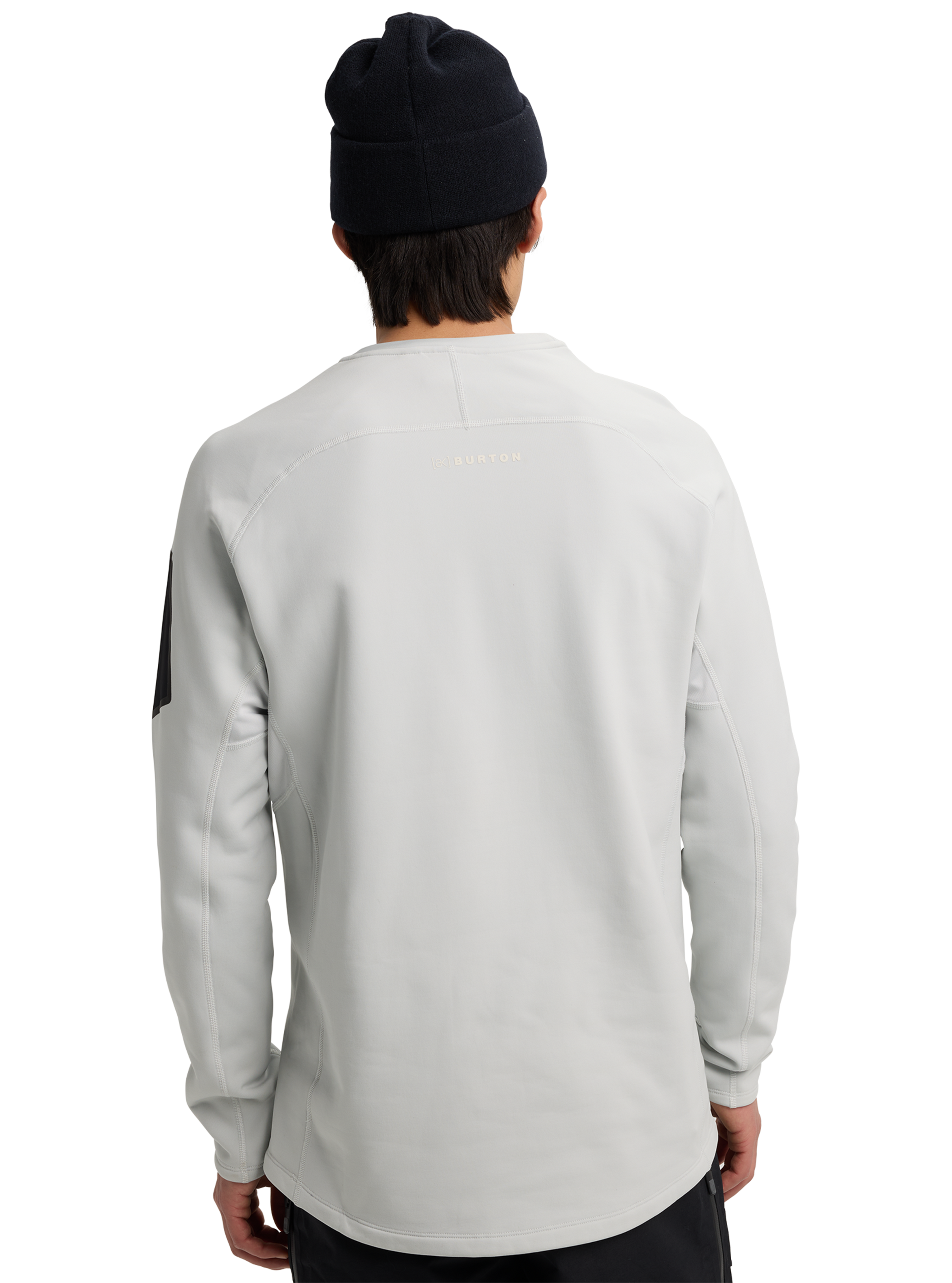Product image of Men's Burton [ak] Baker Stretch Crewneck Fleece[Variant:Gray Cloud]