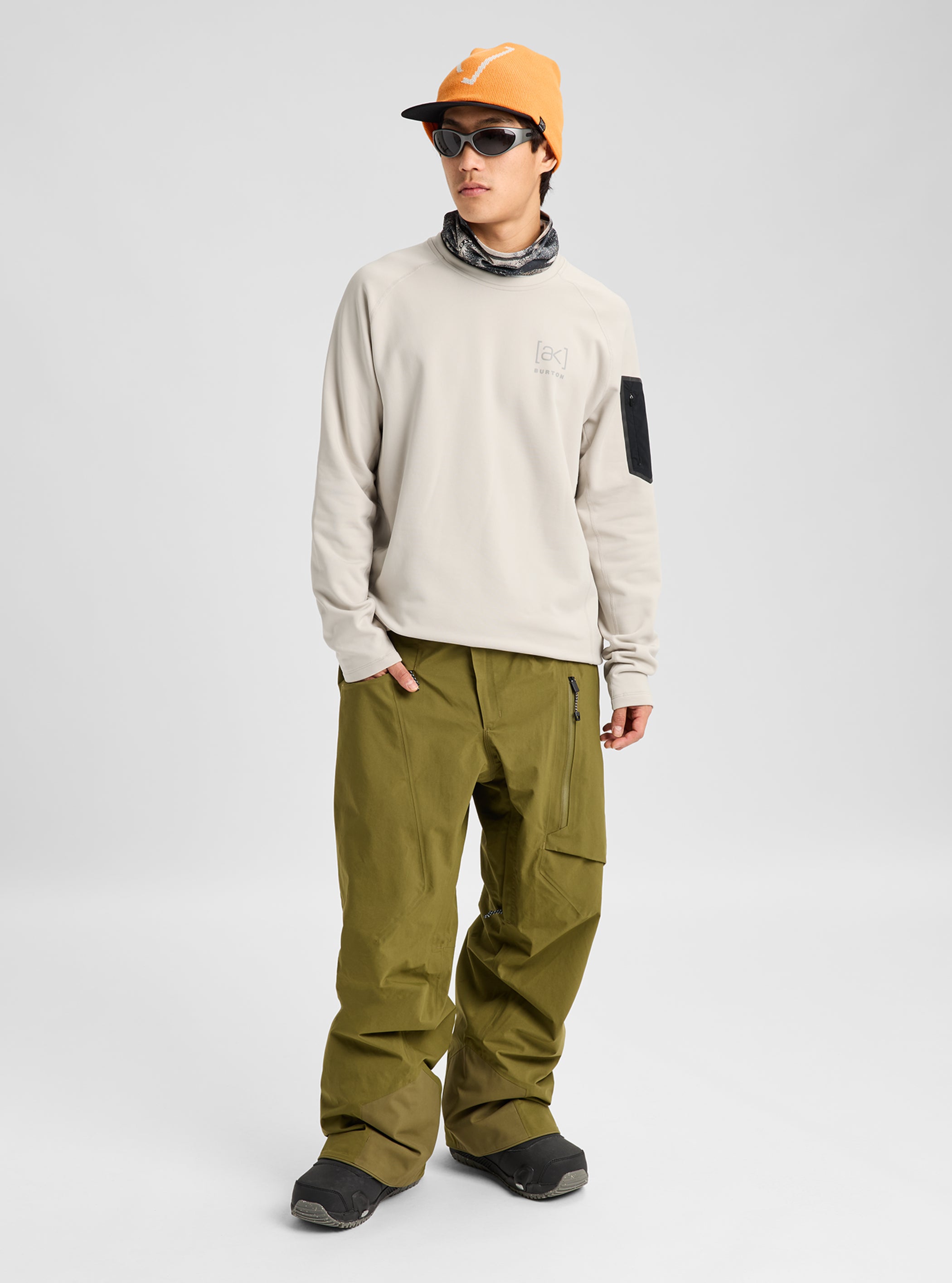 Men's Burton [ak]® Baker Stretch Crewneck Fleece