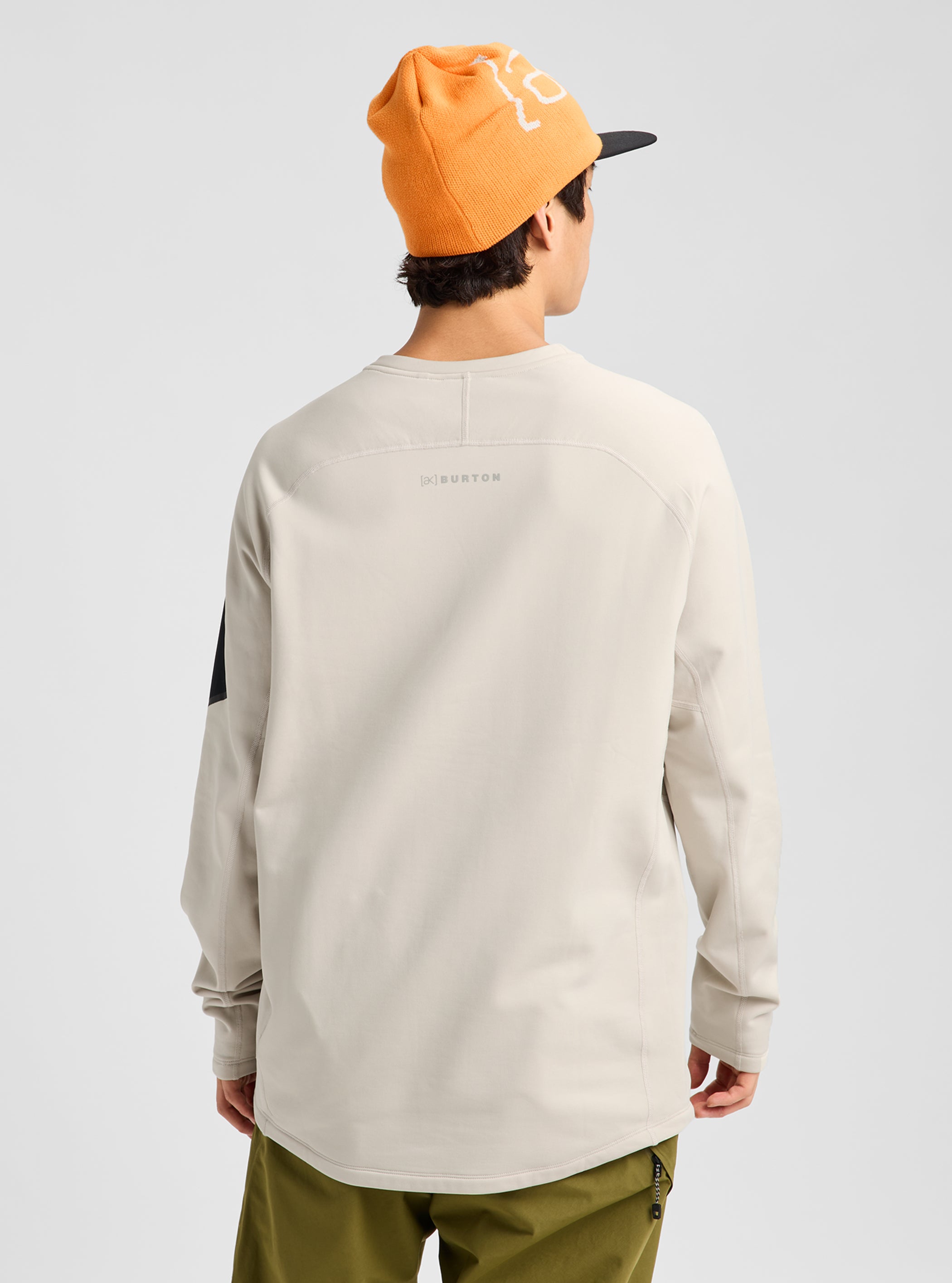 Product image of Men's Burton [ak] Baker Stretch Fleece Crew[Variant:Chinchilla Gray]