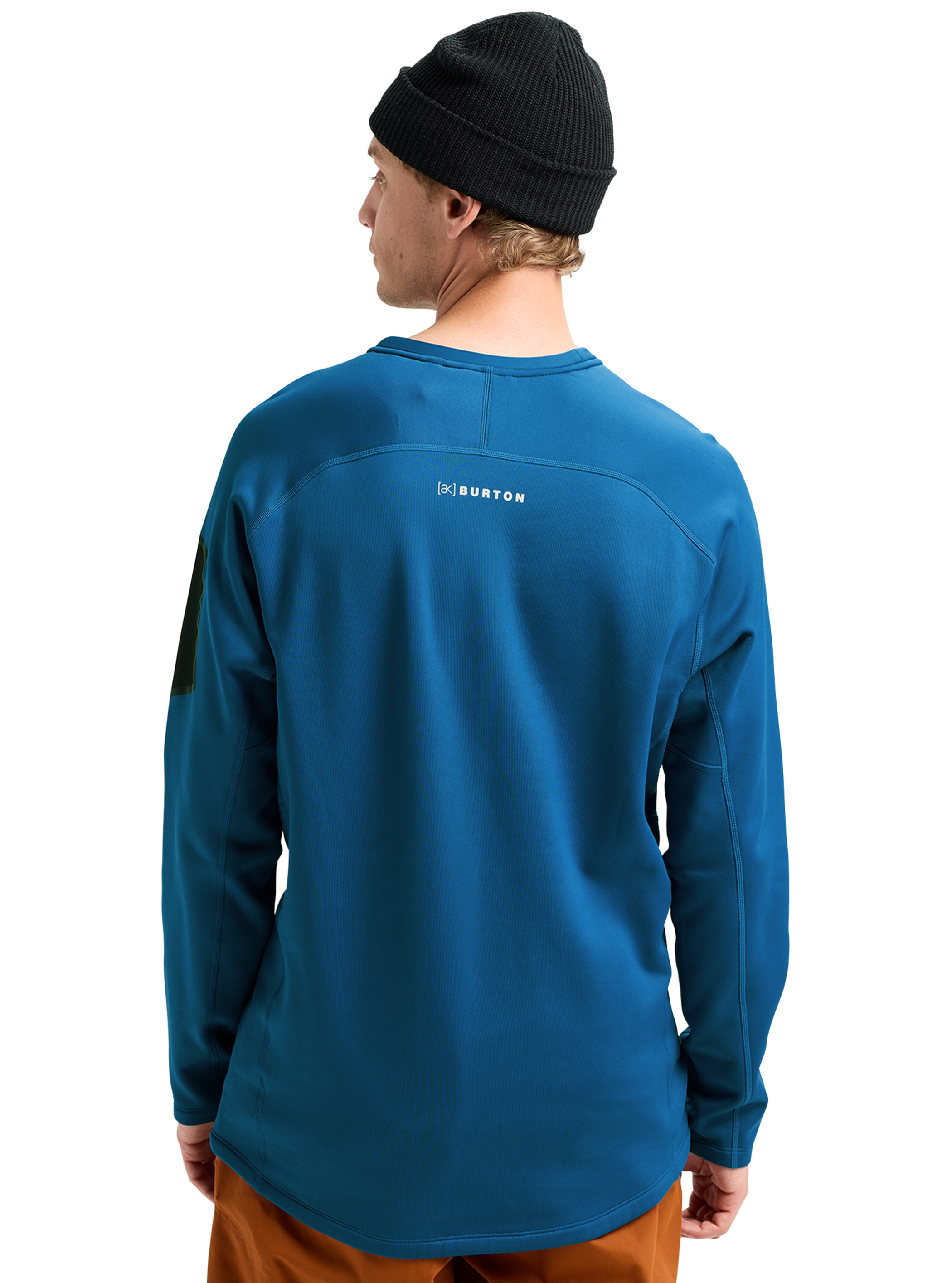 Product image of Men's Burton [ak] Baker Stretch Crewneck Fleece[Variant:Blue Teal]