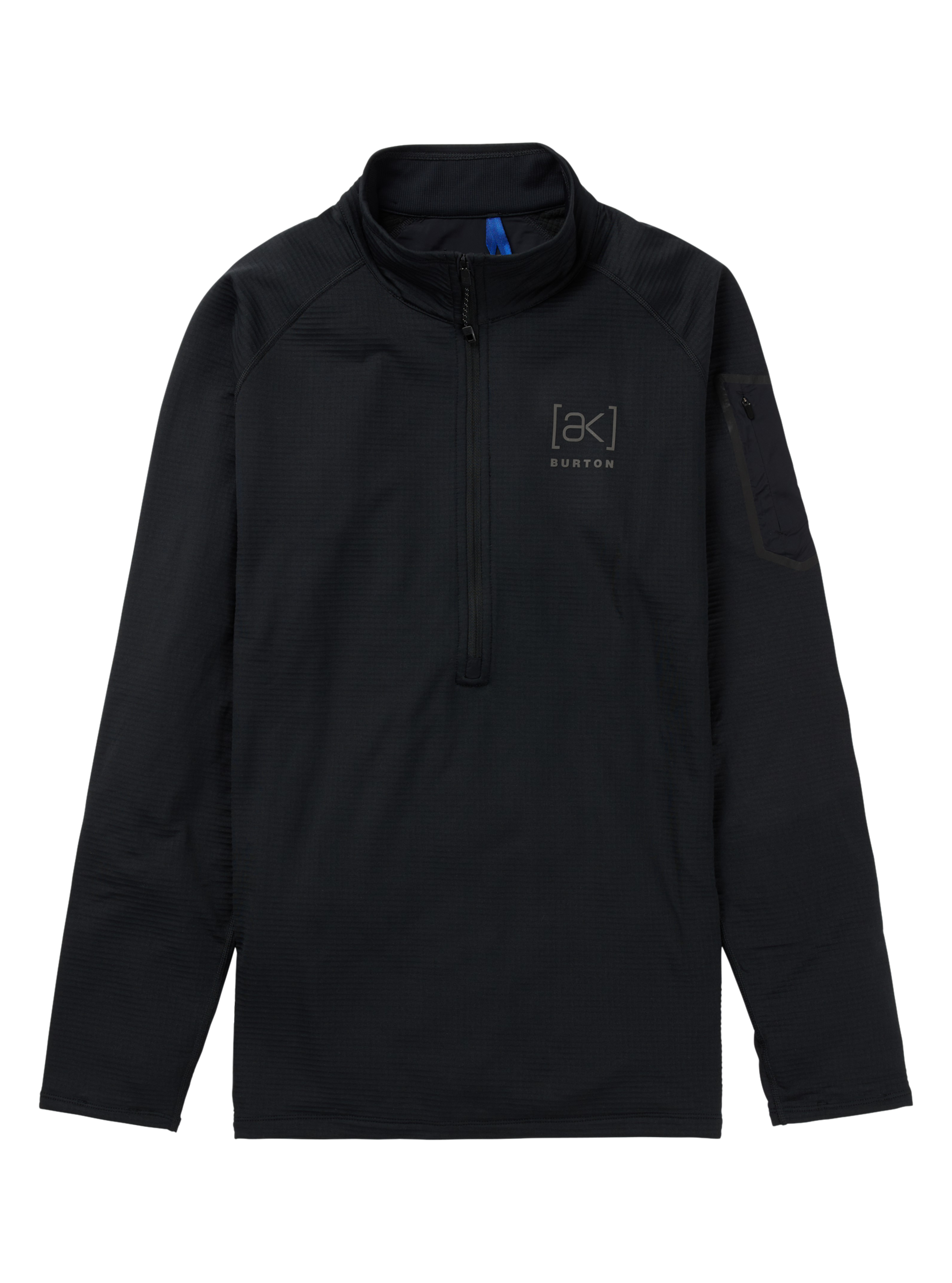 Product image of Men's Burton [ak] Helium Grid Half-Zip Fleece[Variant:True Black]