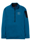 Product image of Men's Burton [ak] Helium Grid Half-Zip Fleece[Variant:Blue Teal]