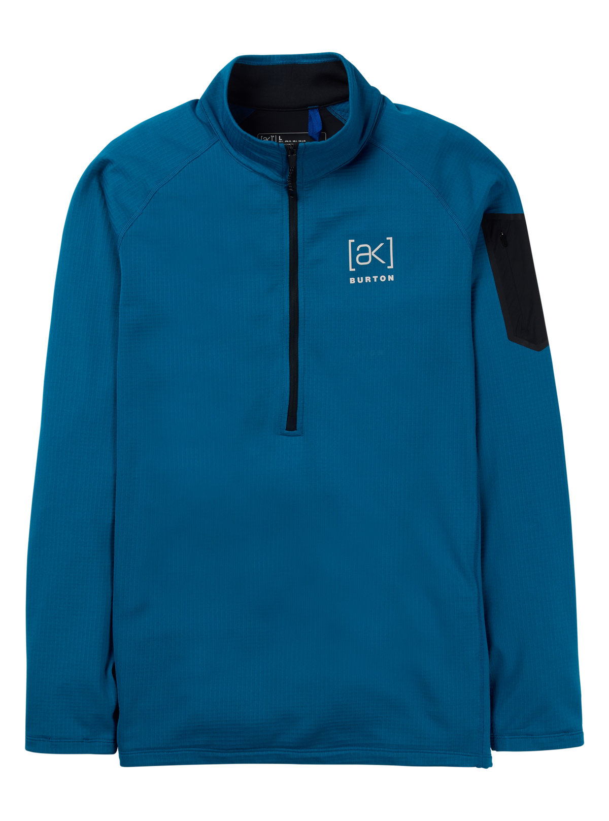 Men's Burton [ak] Helium Grid Half-Zip Fleece | Burton.com Winter 2026
