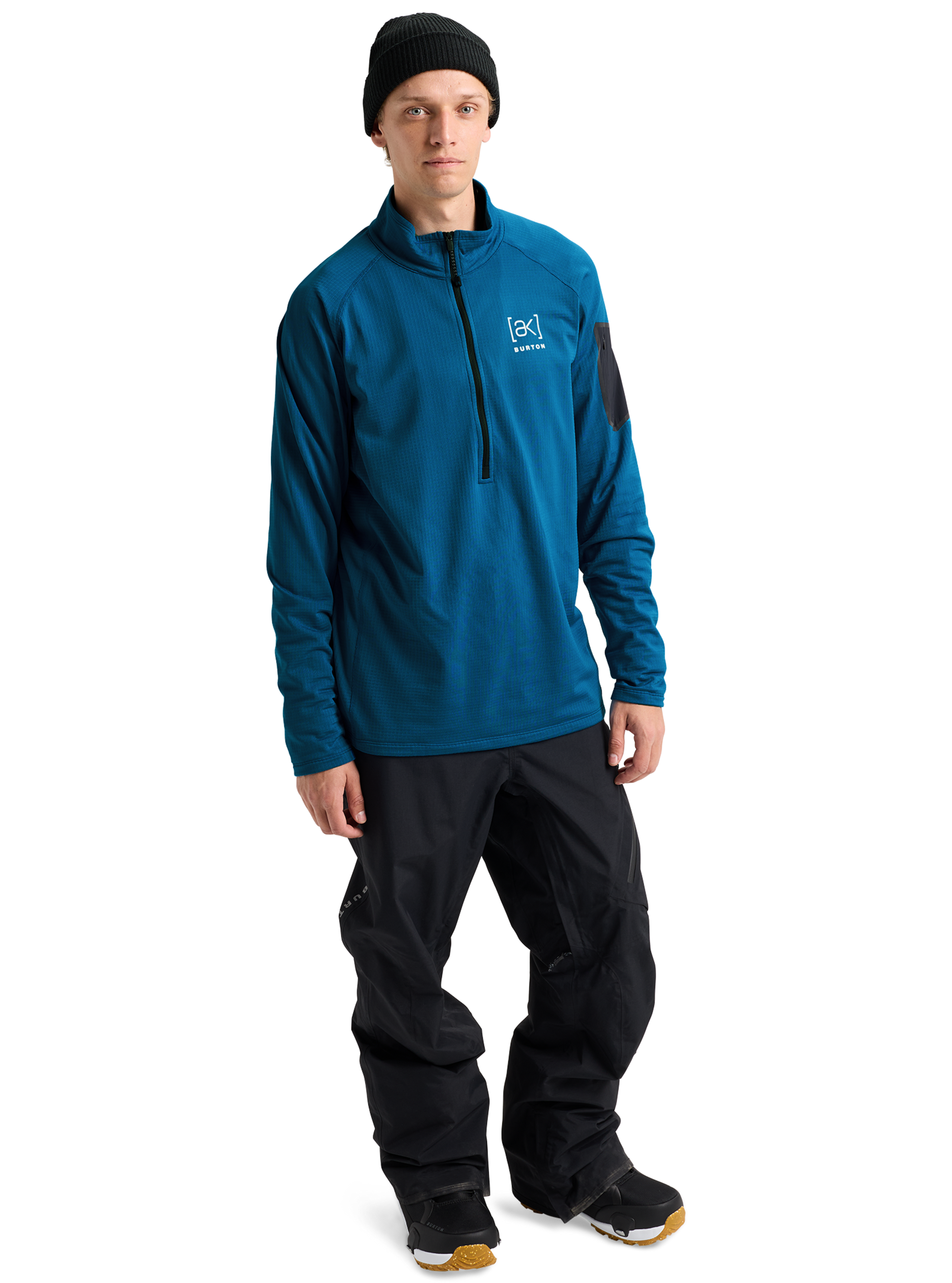 Men's Burton [ak]® Helium Grid Half-Zip Fleece