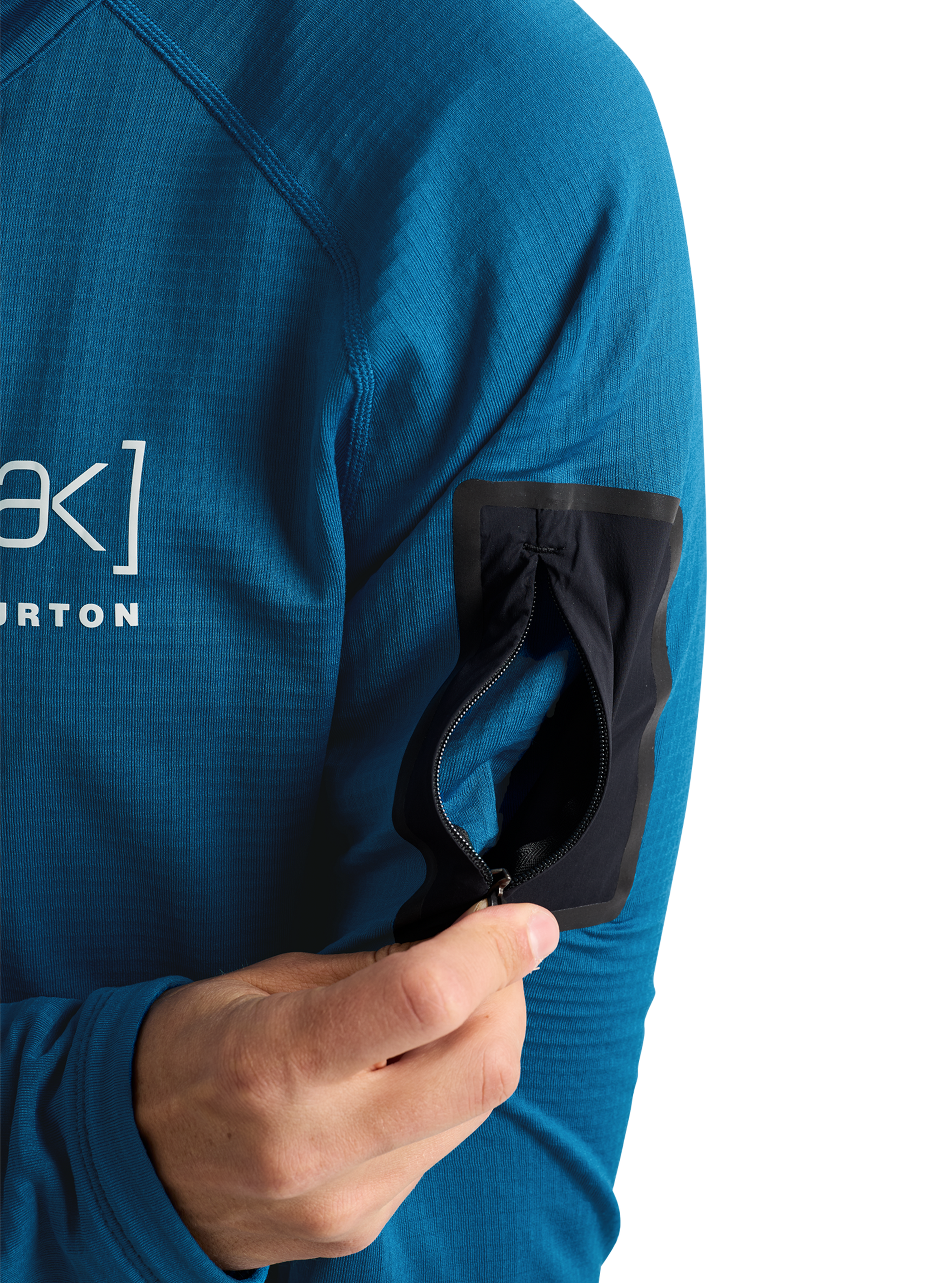 Men's Burton [ak]® Helium Grid Half-Zip Fleece