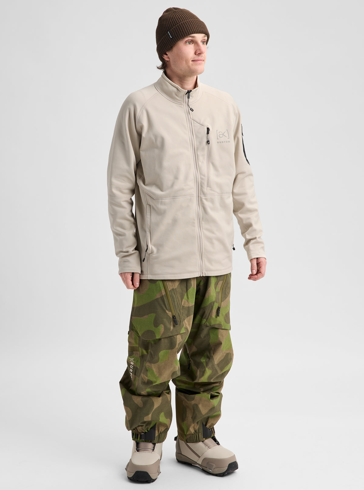 Men's Burton [ak]® Baker Stretch Full-Zip Fleece