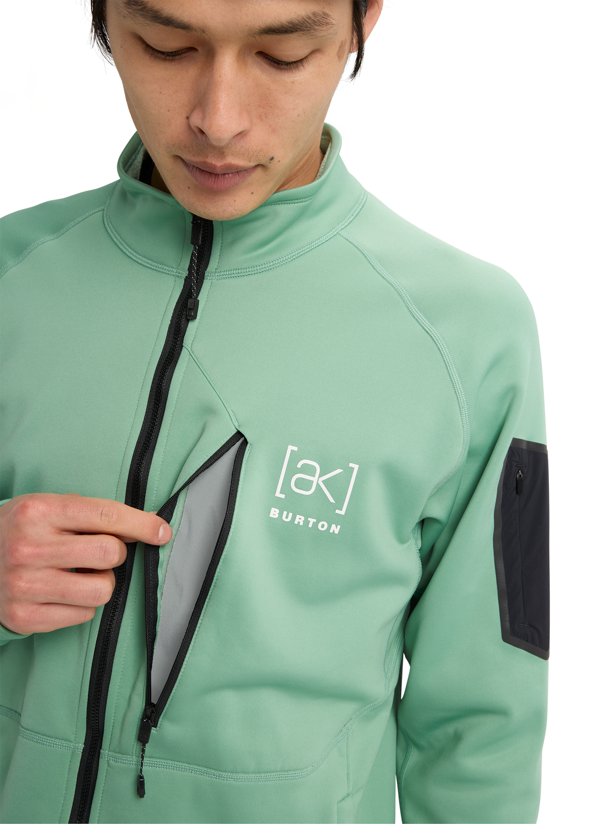 Men's Burton [ak]® Baker Stretch Full-Zip Fleece