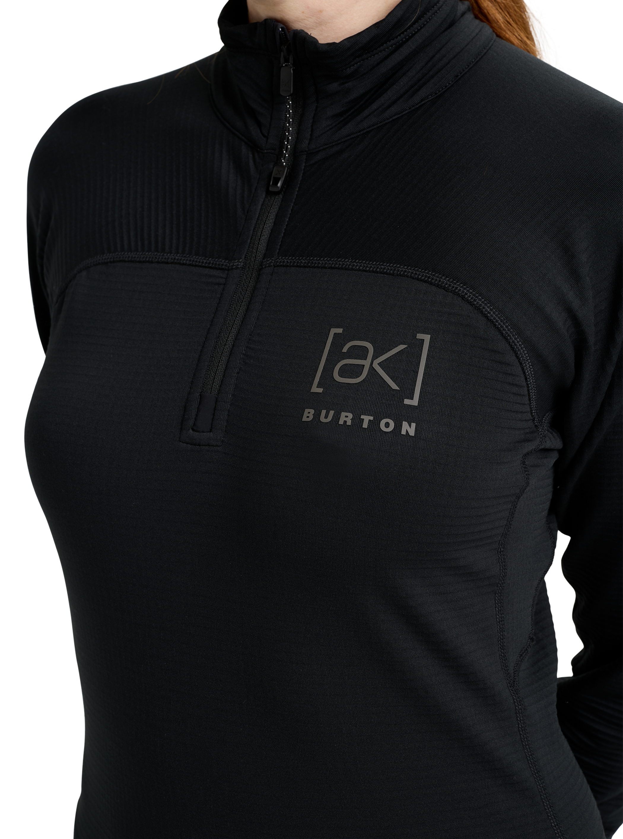 Haut en molleton à fermeture éclair un quart [ak]® Helium Grid de Burton pour femmes
