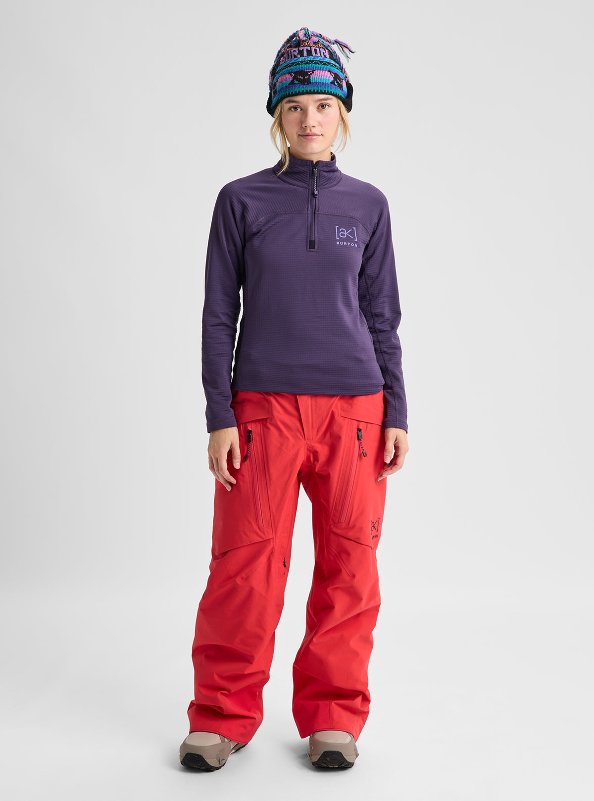 Women's Burton [ak]® Helium Grid Quarter-Zip Fleece