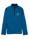 Product image of Women's Burton [ak] Helium Grid Quarter-Zip Fleece[Variant:Blue Teal]