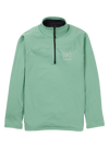 Product image of Women's Burton [ak] Helium Grid Quarter-Zip Fleece[Variant:Soft Sage]