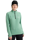 Product image of Women's Burton [ak] Helium Grid Quarter-Zip Fleece[Variant:Soft Sage]