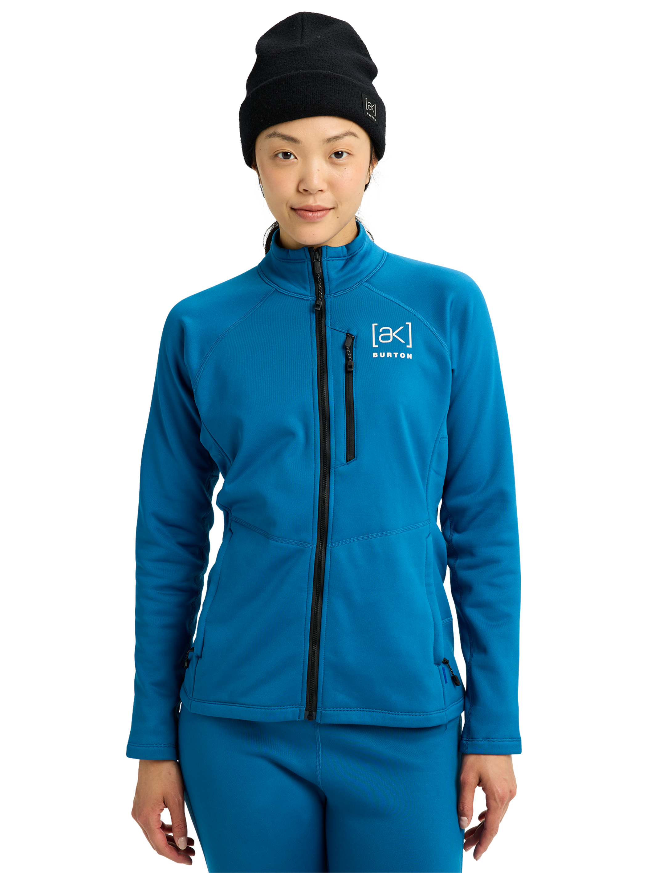 Product image of Women's Burton [ak] Baker Stretch Full-Zip Fleece[Variant:Blue Teal]