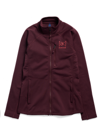 Product image of Women's Burton [ak] Baker Stretch Fleece Full-Zip[Variant:Rum Raisin]