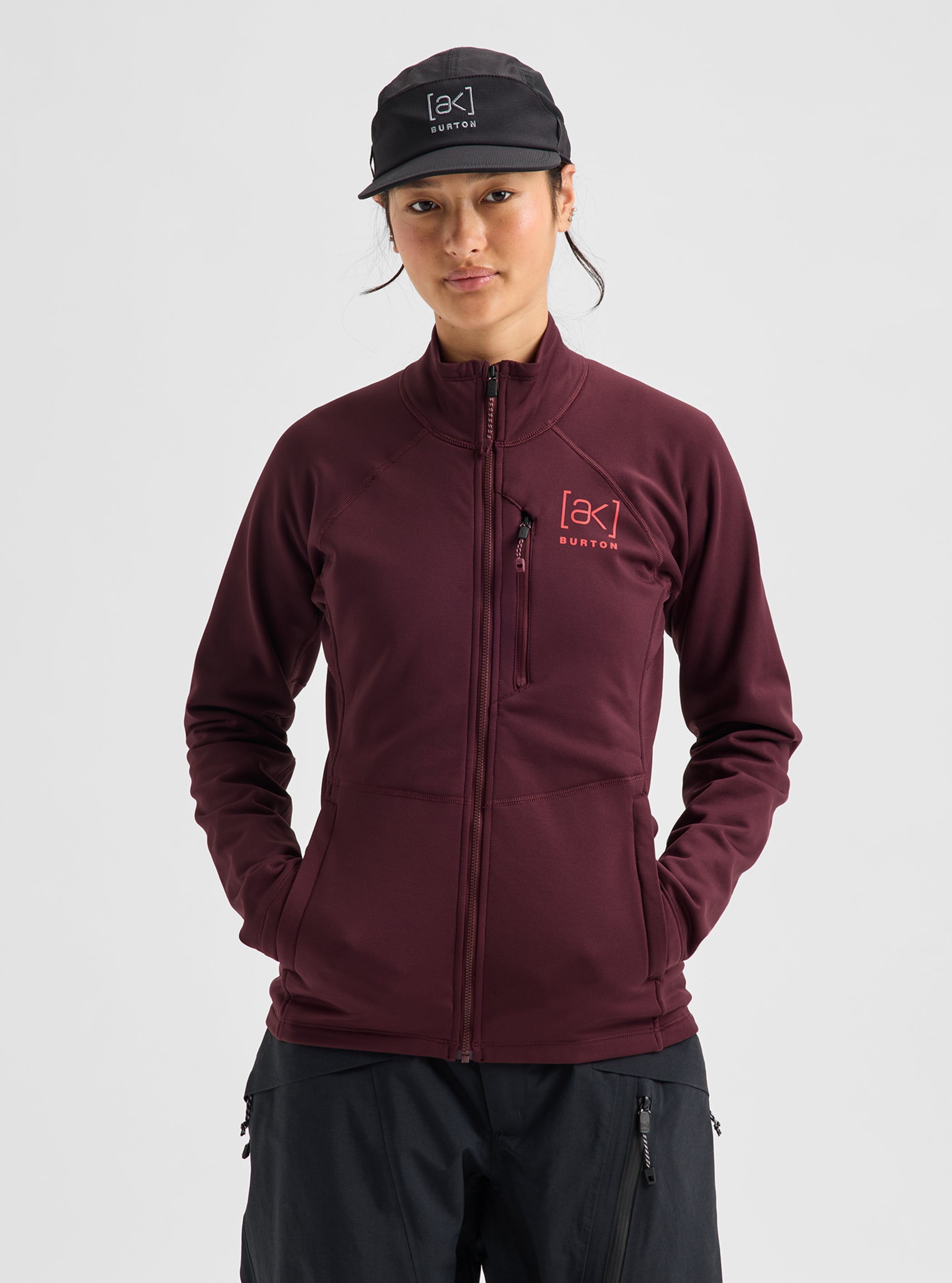 Product image of Women's Burton [ak] Baker Stretch Fleece Full-Zip[Variant:Rum Raisin]
