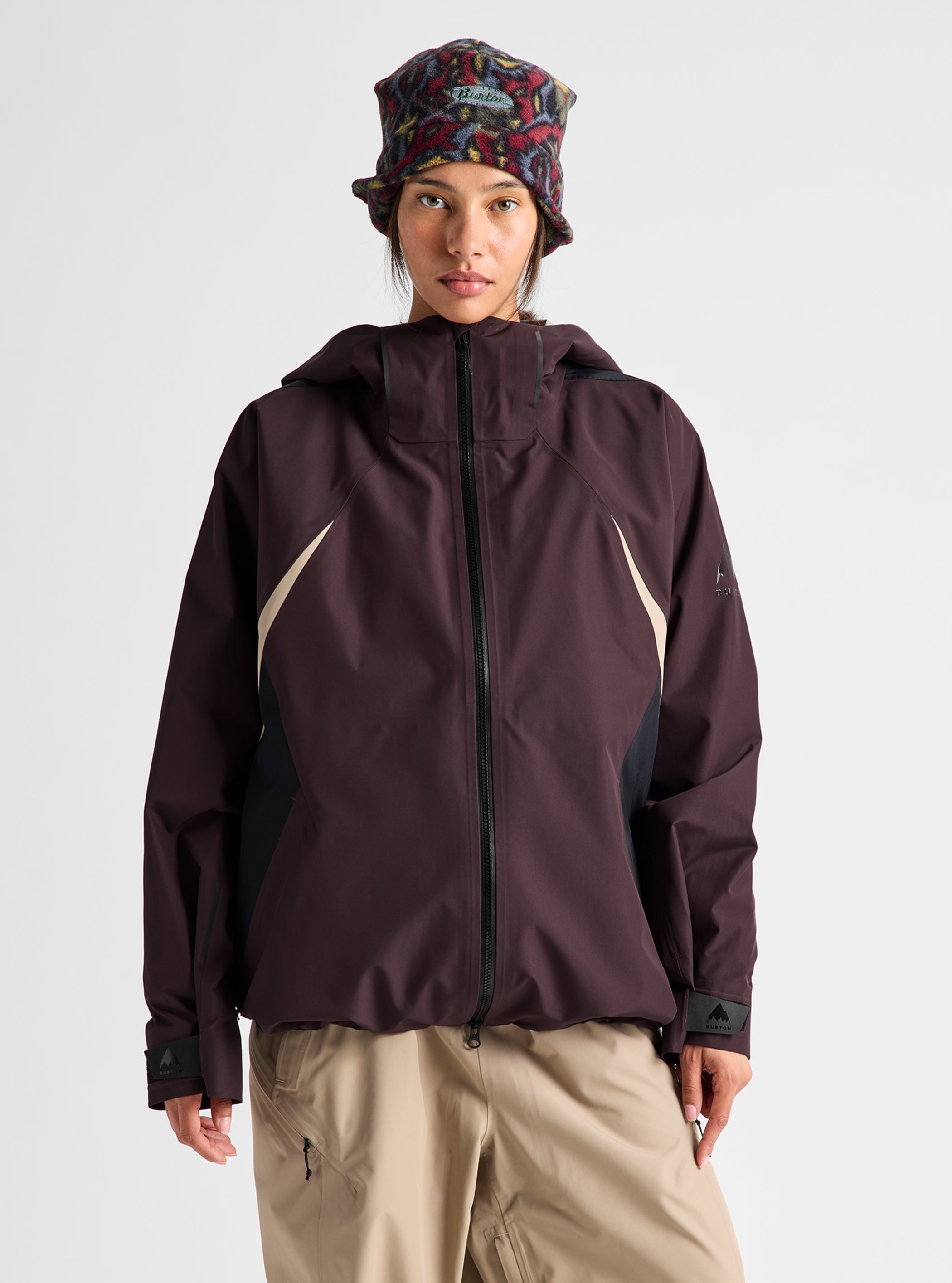 Product image of Burton Futuretrust 3L Jacket[Variant:Bear Hug Brown / True Black / Summit Taupe]